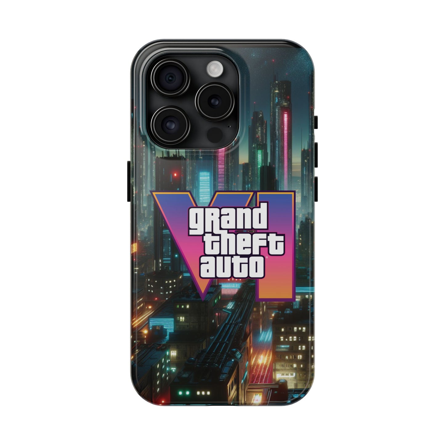 Gamer Tough Phone Cases, Grand Theft Auto Inspired, Durable Protection, Perfect for Gamers, Gift for Birthdays, Holidays