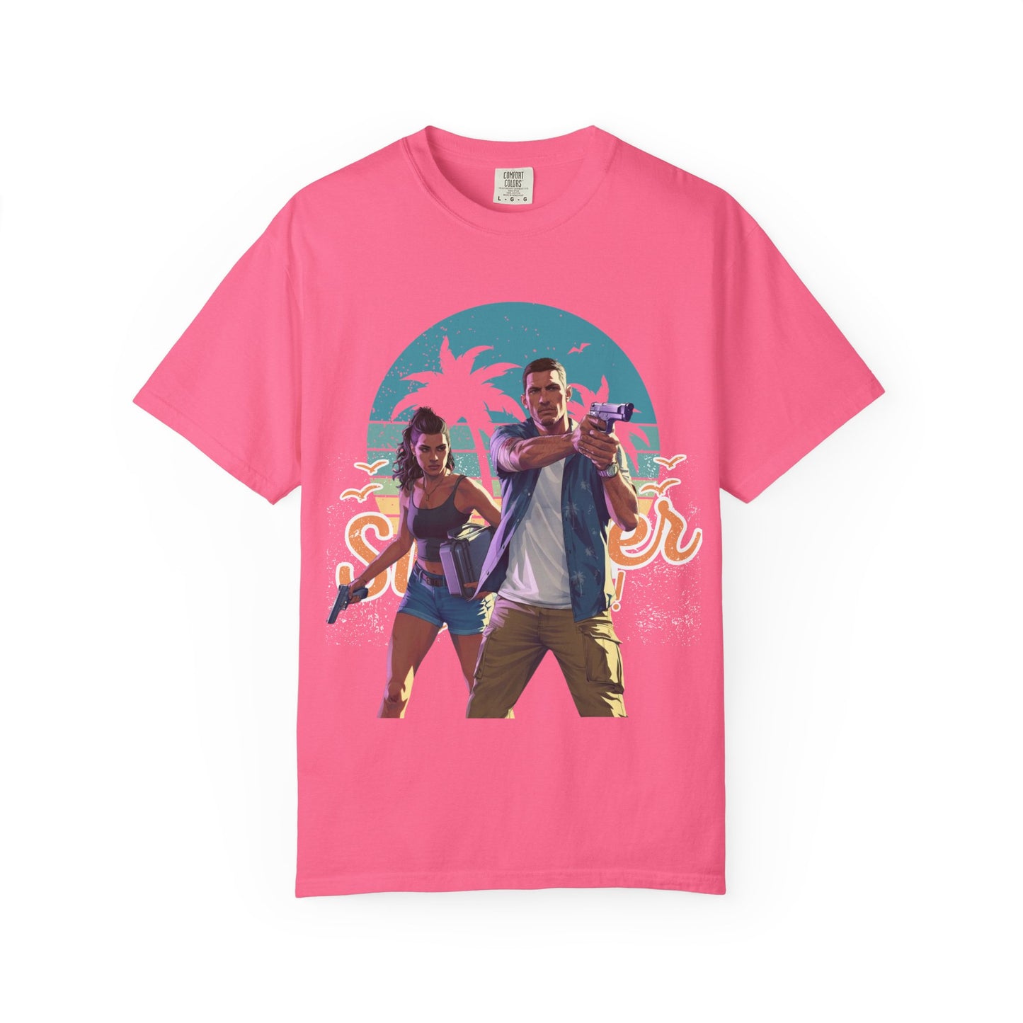 Retro Summer Vibe T-Shirt, Vacation Tee, Beach Day Shirt, Fun Summer Apparel, Unisex Graphic Tee, Gift for Him or Her