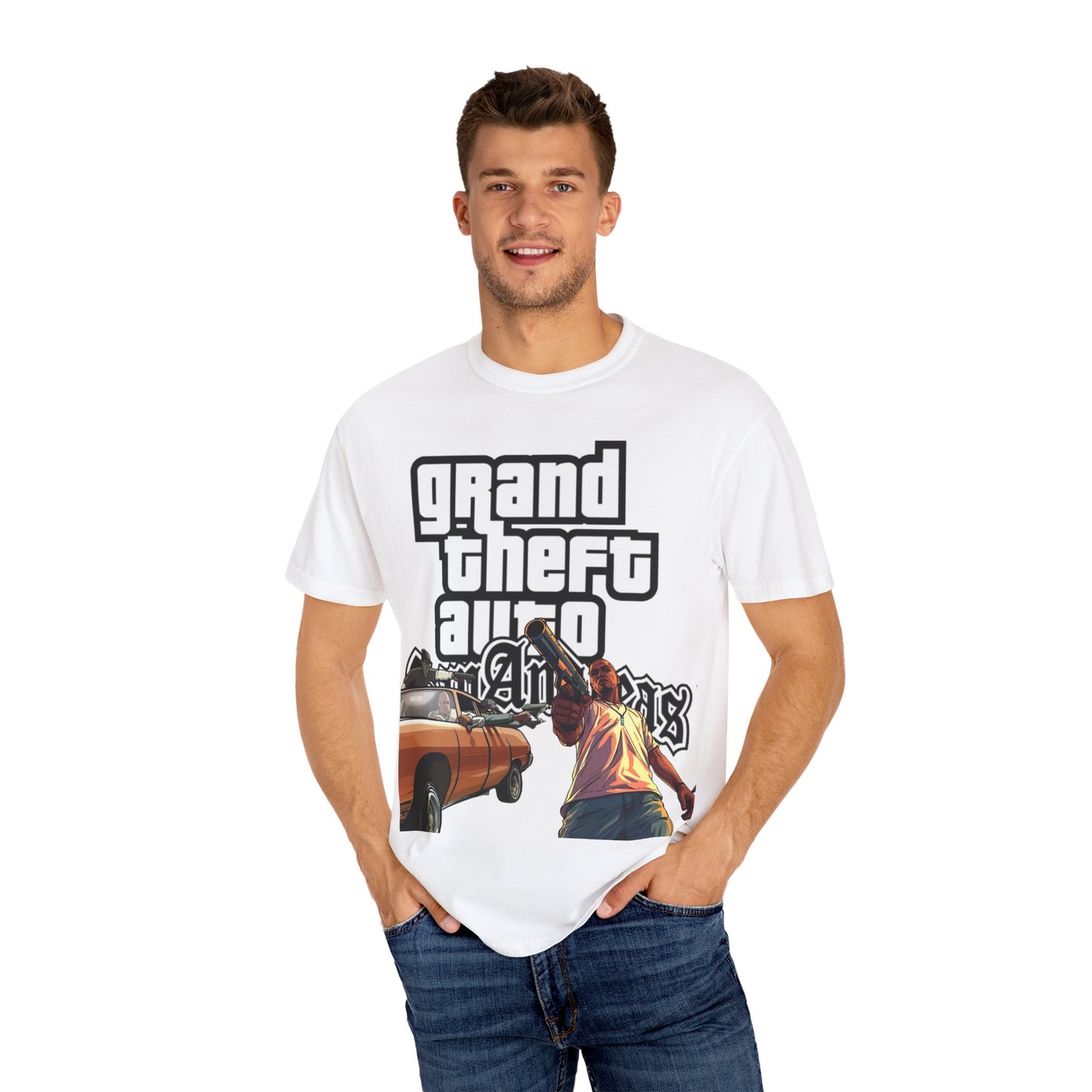 GTA-Inspired Unisex T-Shirt, Graphic Tee, Gamer Gift, Casual Wear, Vintage Style, Streetwear Fashion