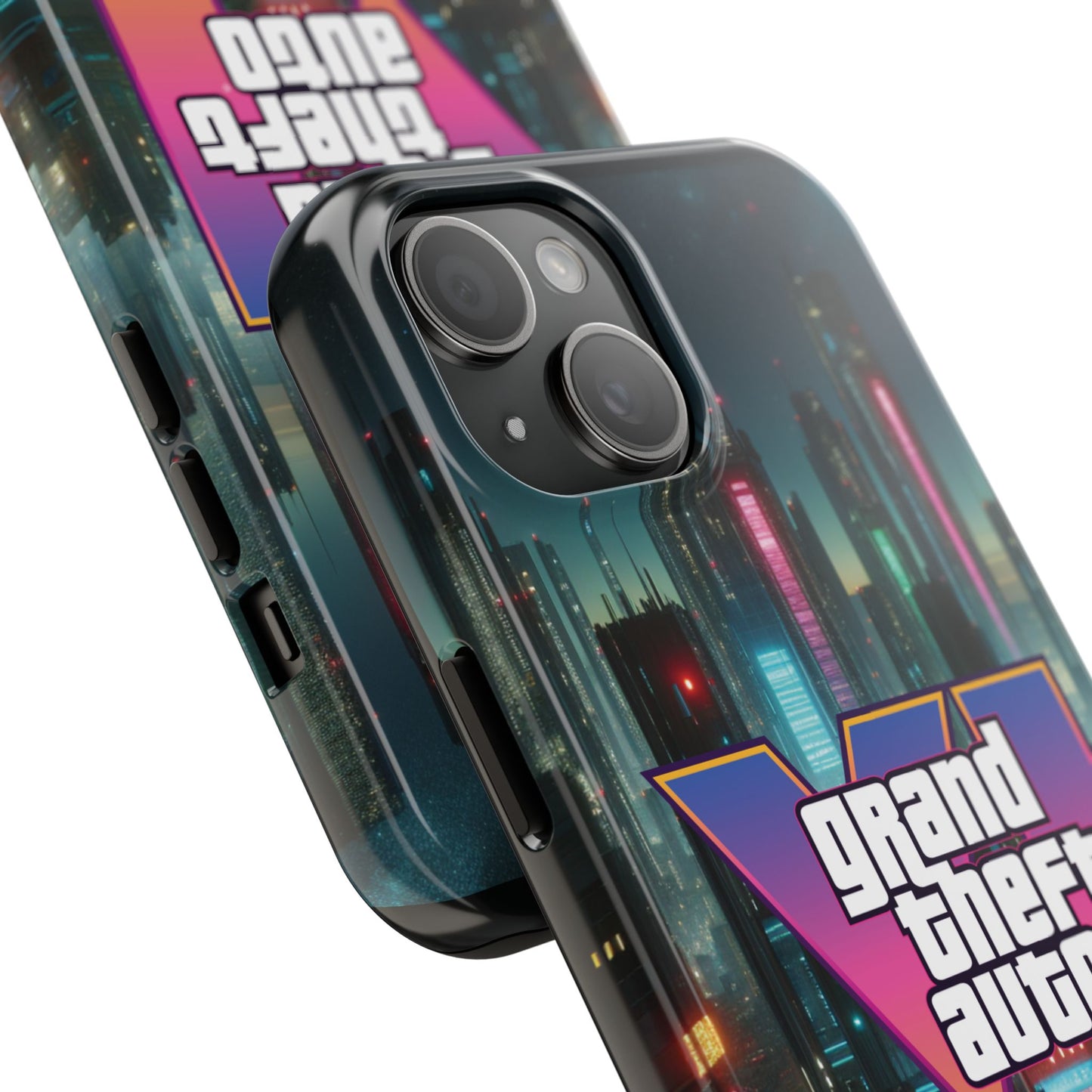 Gamer Tough Phone Cases, Grand Theft Auto Inspired, Durable Protection, Perfect for Gamers, Gift for Birthdays, Holidays