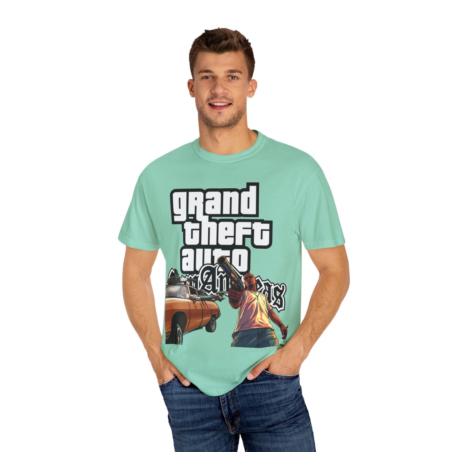 GTA-Inspired Unisex T-Shirt, Graphic Tee, Gamer Gift, Casual Wear, Vintage Style, Streetwear Fashion