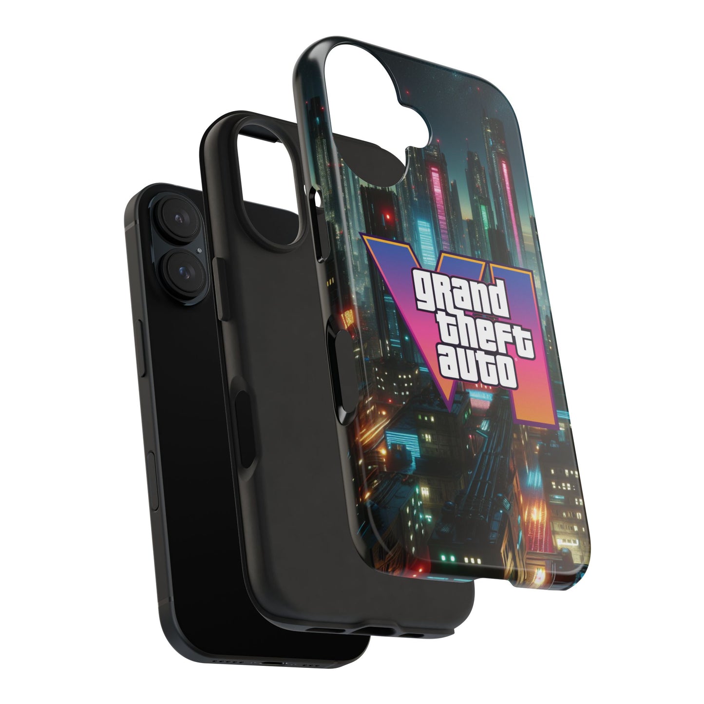 Gamer Tough Phone Cases, Grand Theft Auto Inspired, Durable Protection, Perfect for Gamers, Gift for Birthdays, Holidays