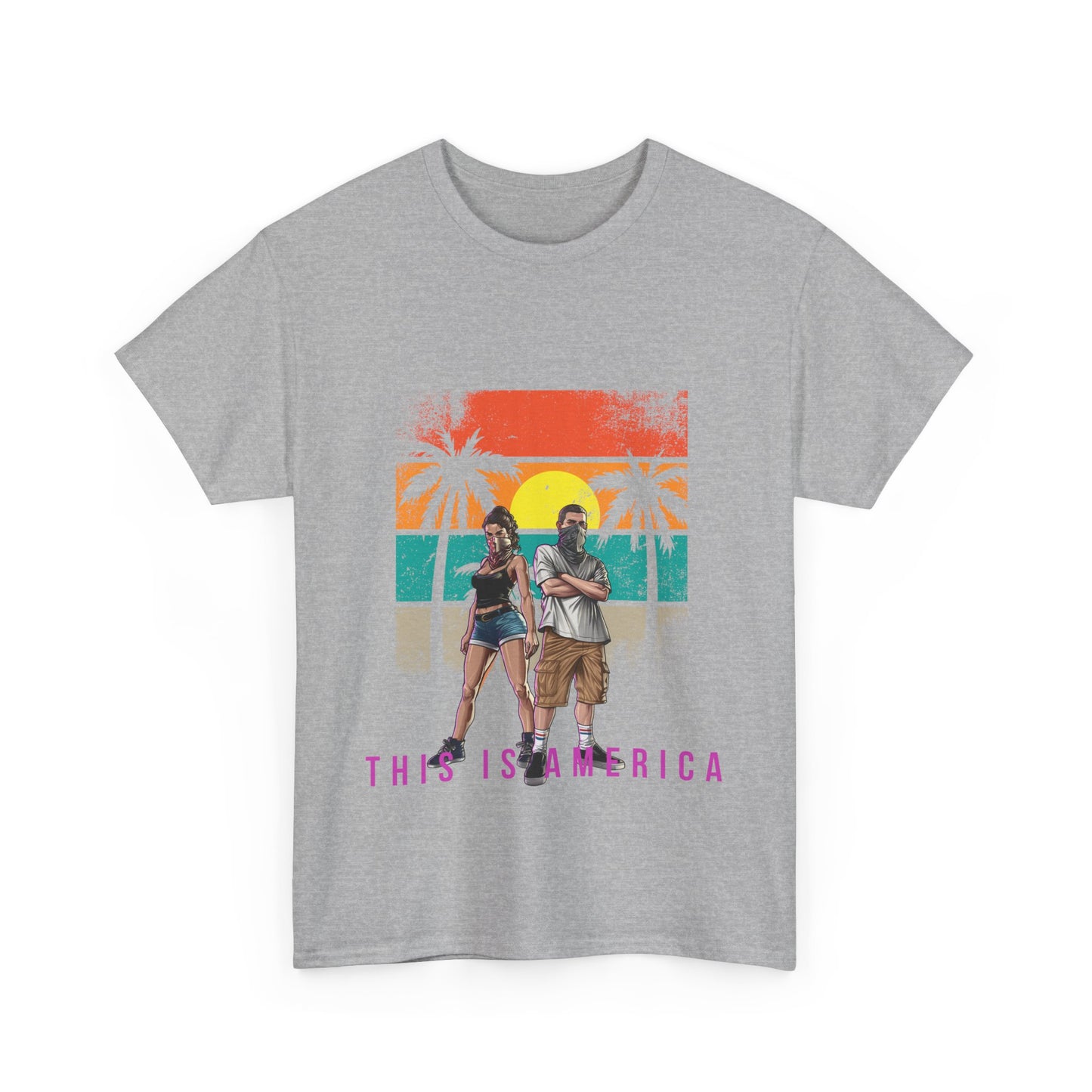 GTA Inspired Unisex Tee - This is America Design