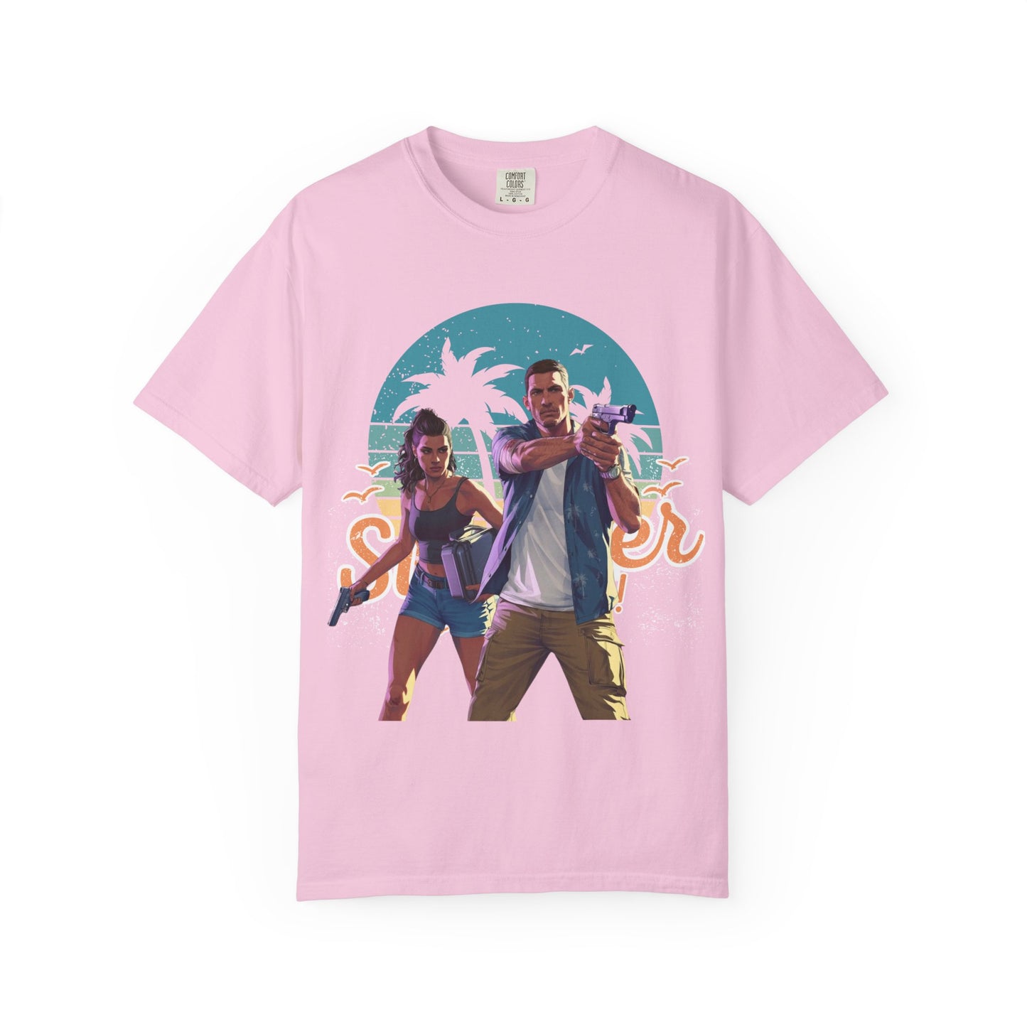 Retro Summer Vibe T-Shirt, Vacation Tee, Beach Day Shirt, Fun Summer Apparel, Unisex Graphic Tee, Gift for Him or Her