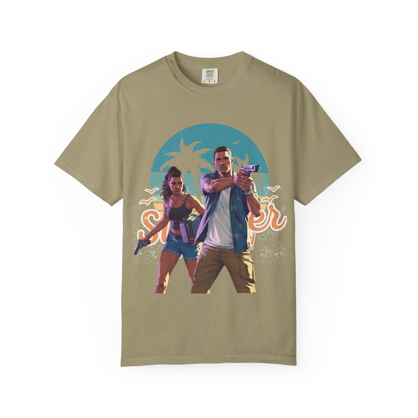 Retro Summer Vibe T-Shirt, Vacation Tee, Beach Day Shirt, Fun Summer Apparel, Unisex Graphic Tee, Gift for Him or Her