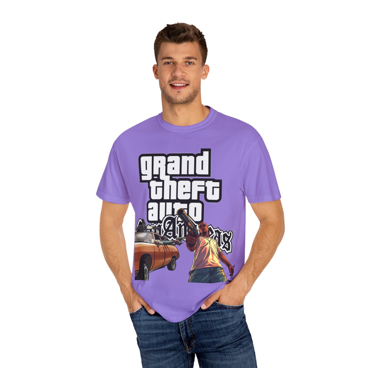 GTA-Inspired Unisex T-Shirt, Graphic Tee, Gamer Gift, Casual Wear, Vintage Style, Streetwear Fashion