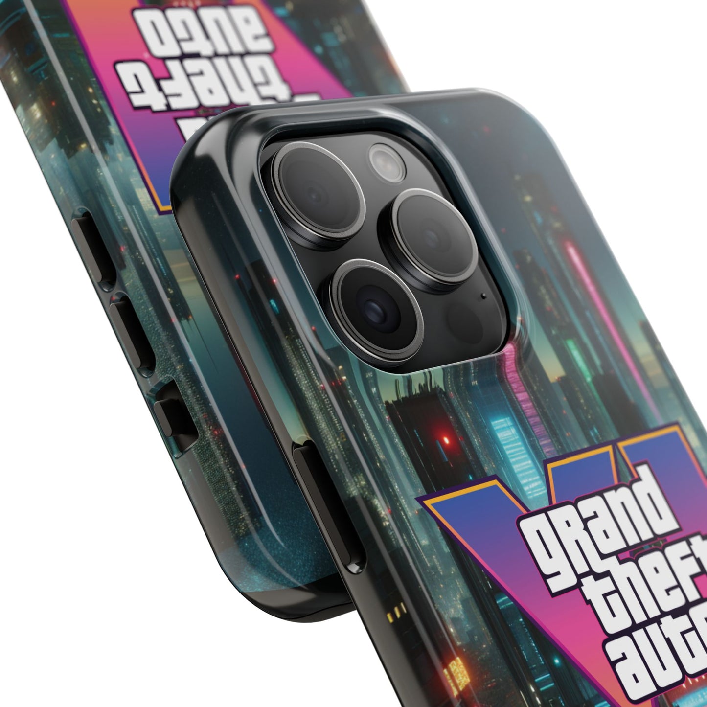 Gamer Tough Phone Cases, Grand Theft Auto Inspired, Durable Protection, Perfect for Gamers, Gift for Birthdays, Holidays