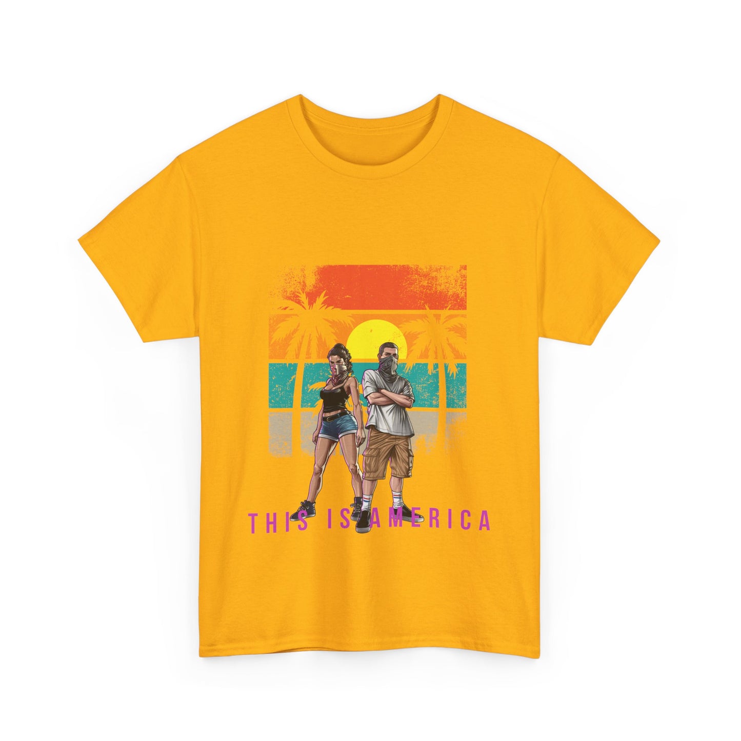 GTA Inspired Unisex Tee - This is America Design