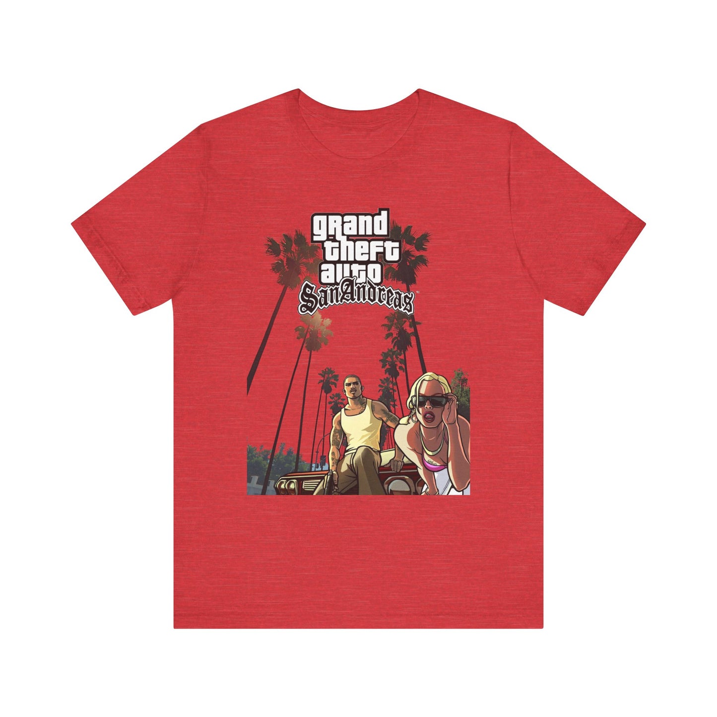 Grand Theft Auto Inspired Unisex Tee, Gamer Gift, Video Game T-Shirt, Casual Style, Graphic Tee, Fun Summer Top