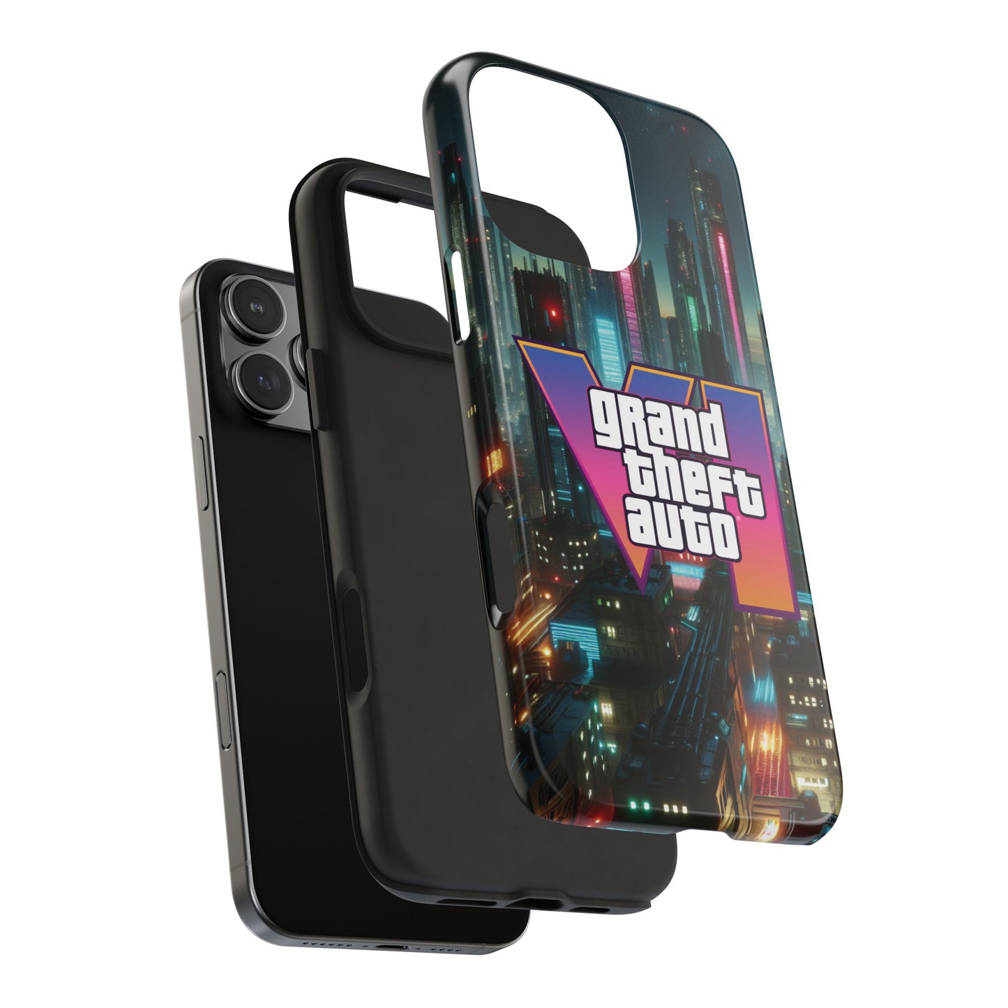 Gamer Tough Phone Cases, Grand Theft Auto Inspired, Durable Protection, Perfect for Gamers, Gift for Birthdays, Holidays
