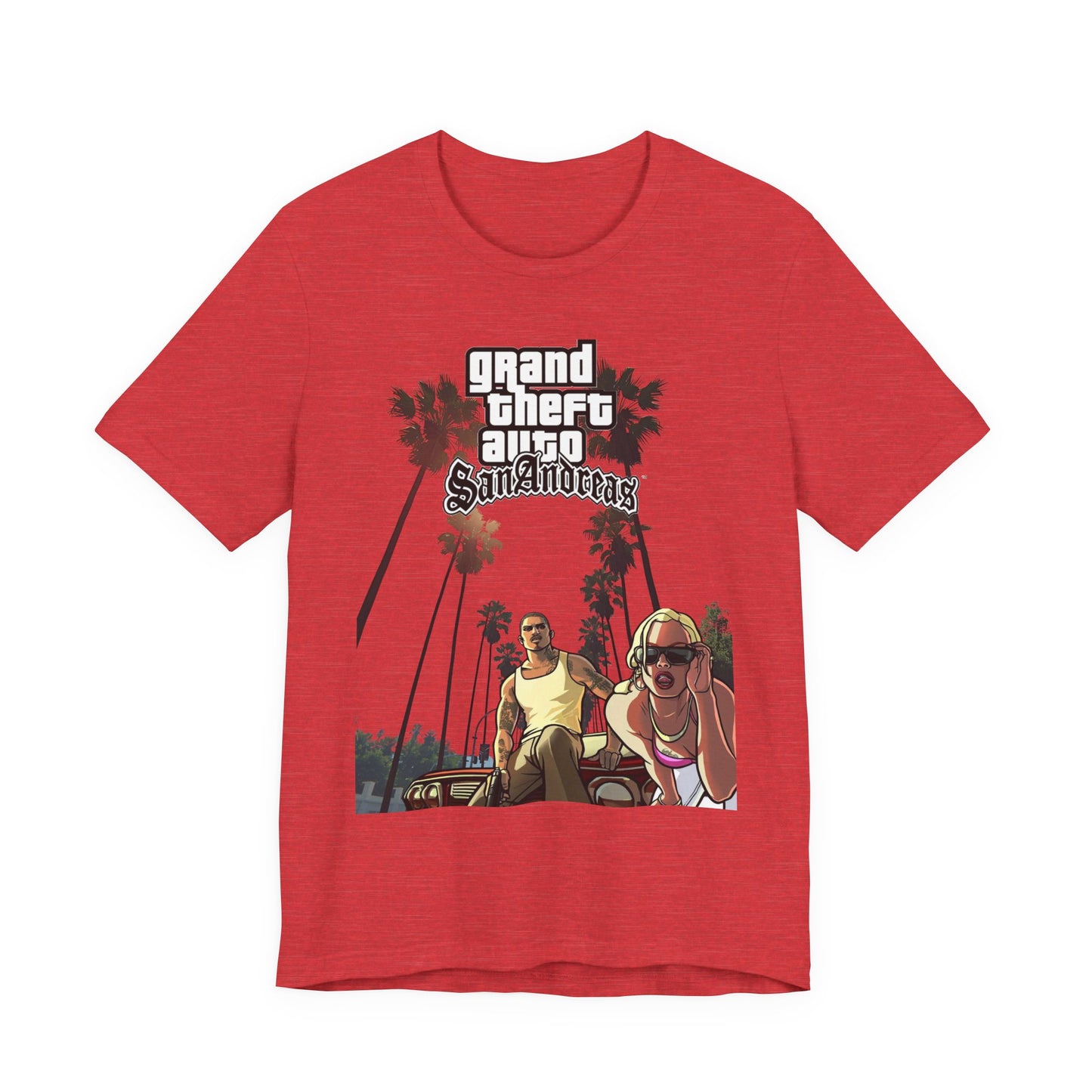 Grand Theft Auto Inspired Unisex Tee, Gamer Gift, Video Game T-Shirt, Casual Style, Graphic Tee, Fun Summer Top