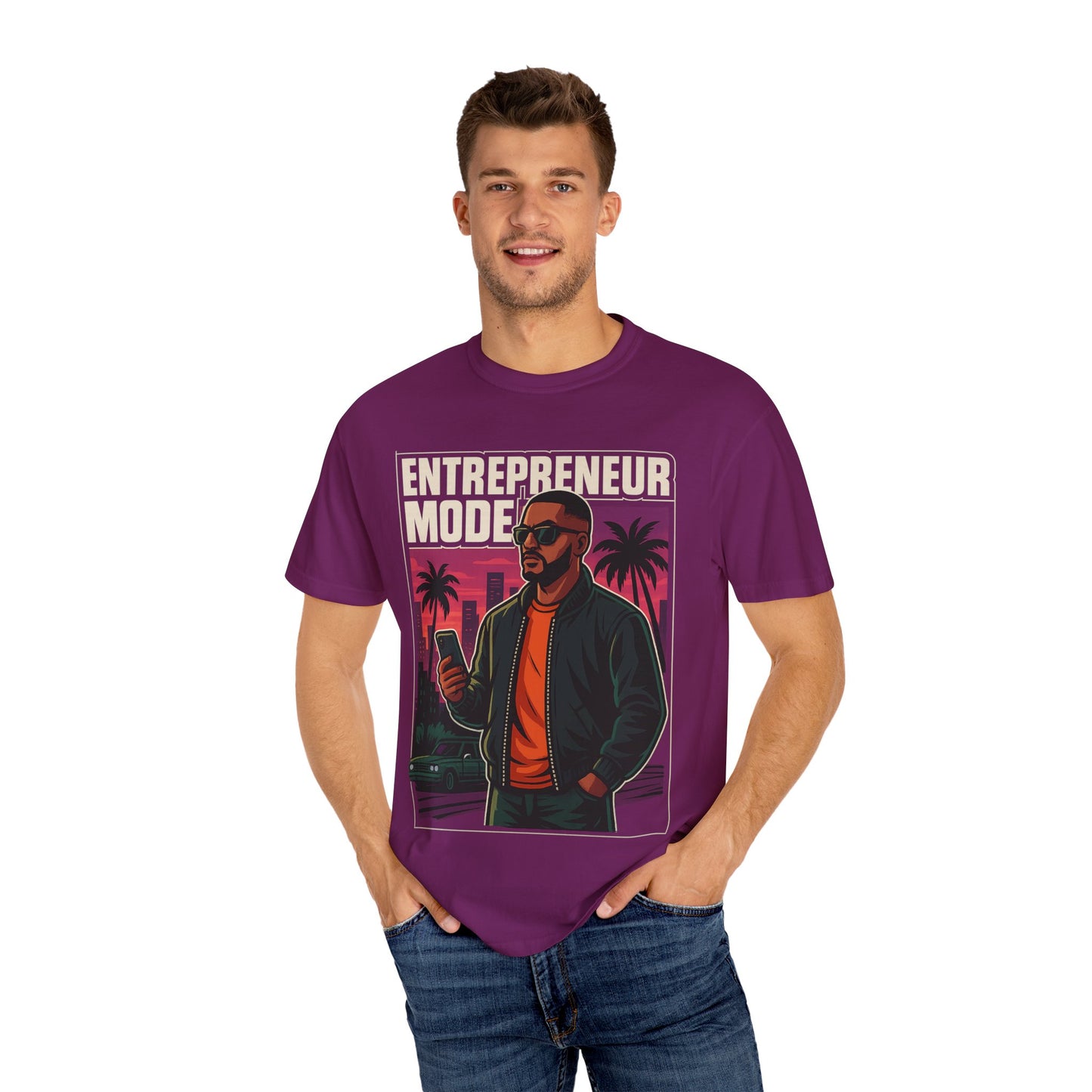 Entrepreneur Model T-shirt - Vintage Graphic Tee for Creatives, Casual Wear, Gift for Trendsetters, Unisex Fashion, Streetwear Style