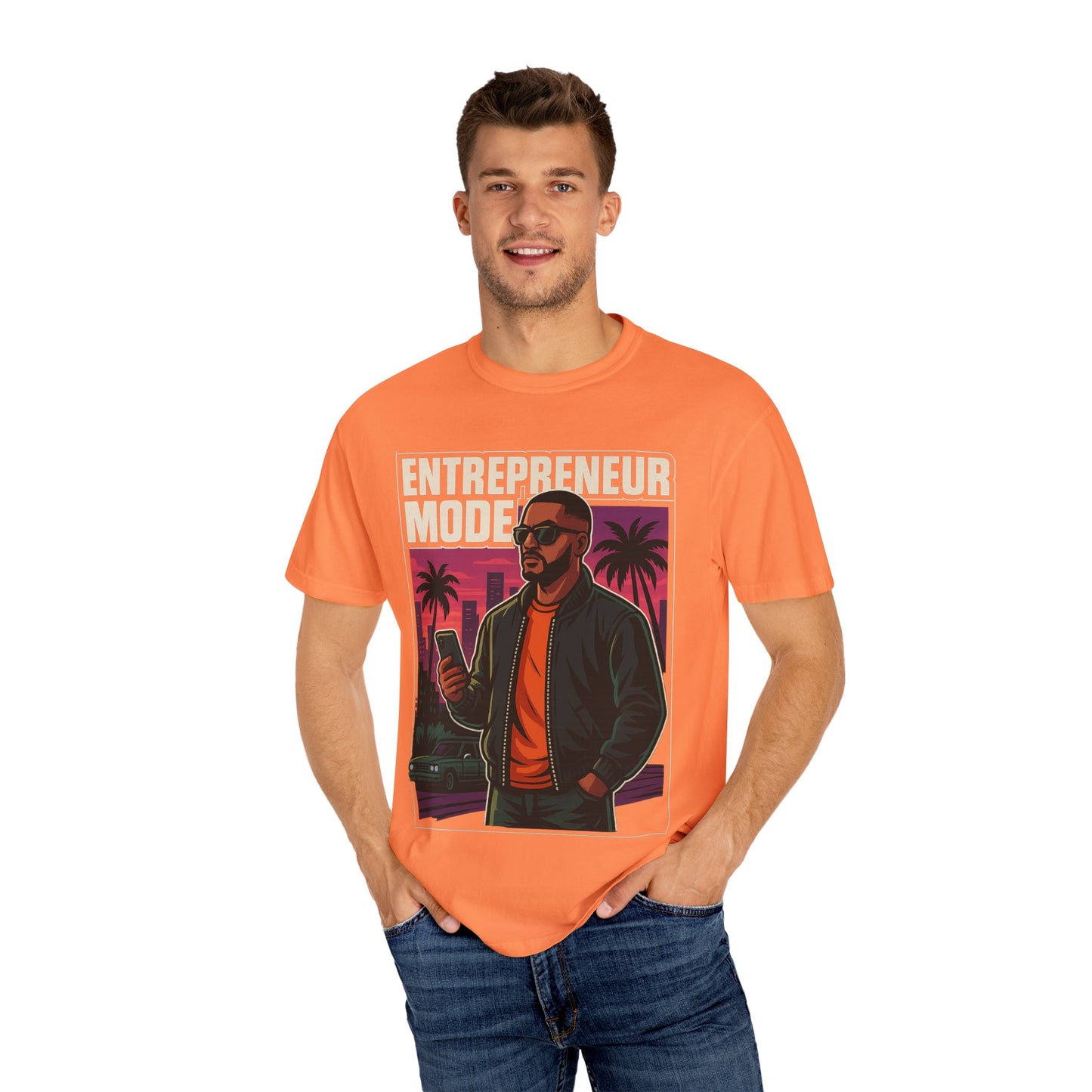 Entrepreneur Model T-shirt - Vintage Graphic Tee for Creatives, Casual Wear, Gift for Trendsetters, Unisex Fashion, Streetwear Style