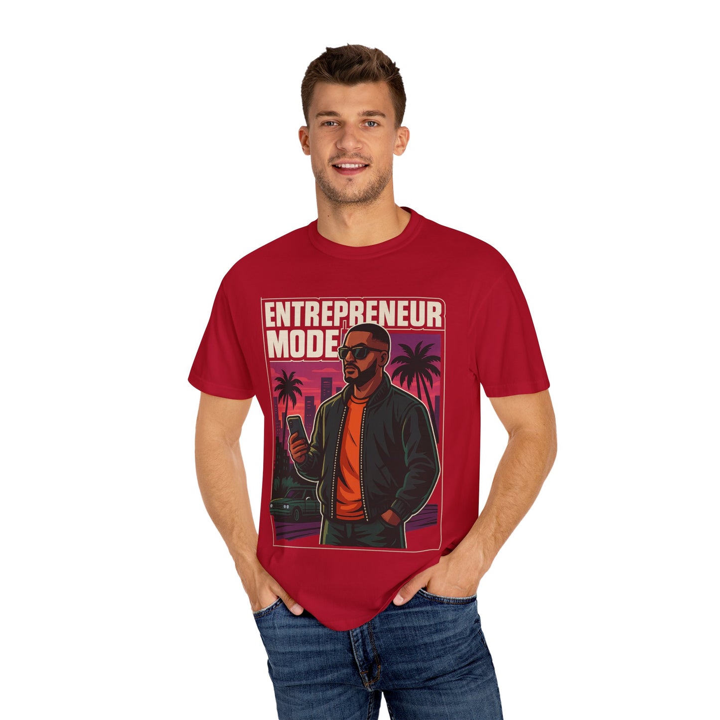 Entrepreneur Model T-shirt - Vintage Graphic Tee for Creatives, Casual Wear, Gift for Trendsetters, Unisex Fashion, Streetwear Style