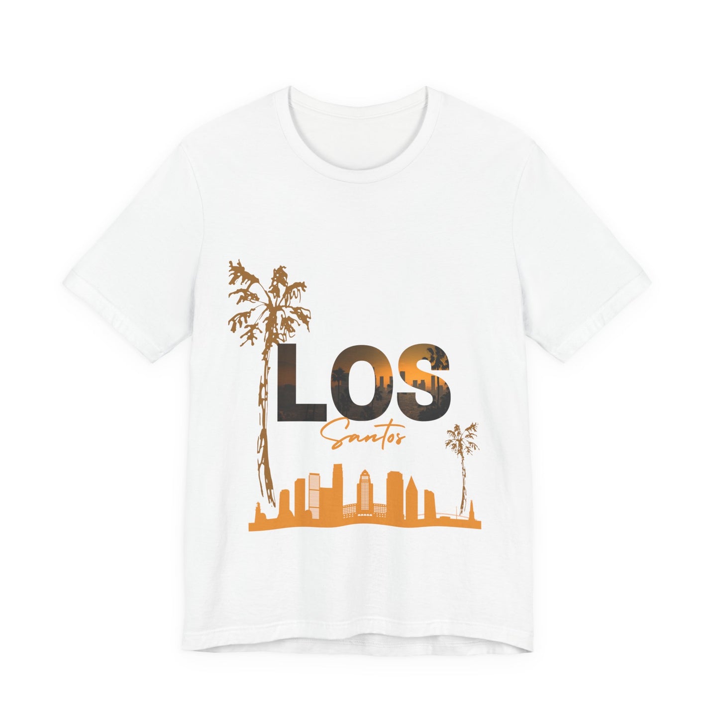 Gamer Tee - Los Santos GTA Universe Unisex Jersey Short Sleeve Tee