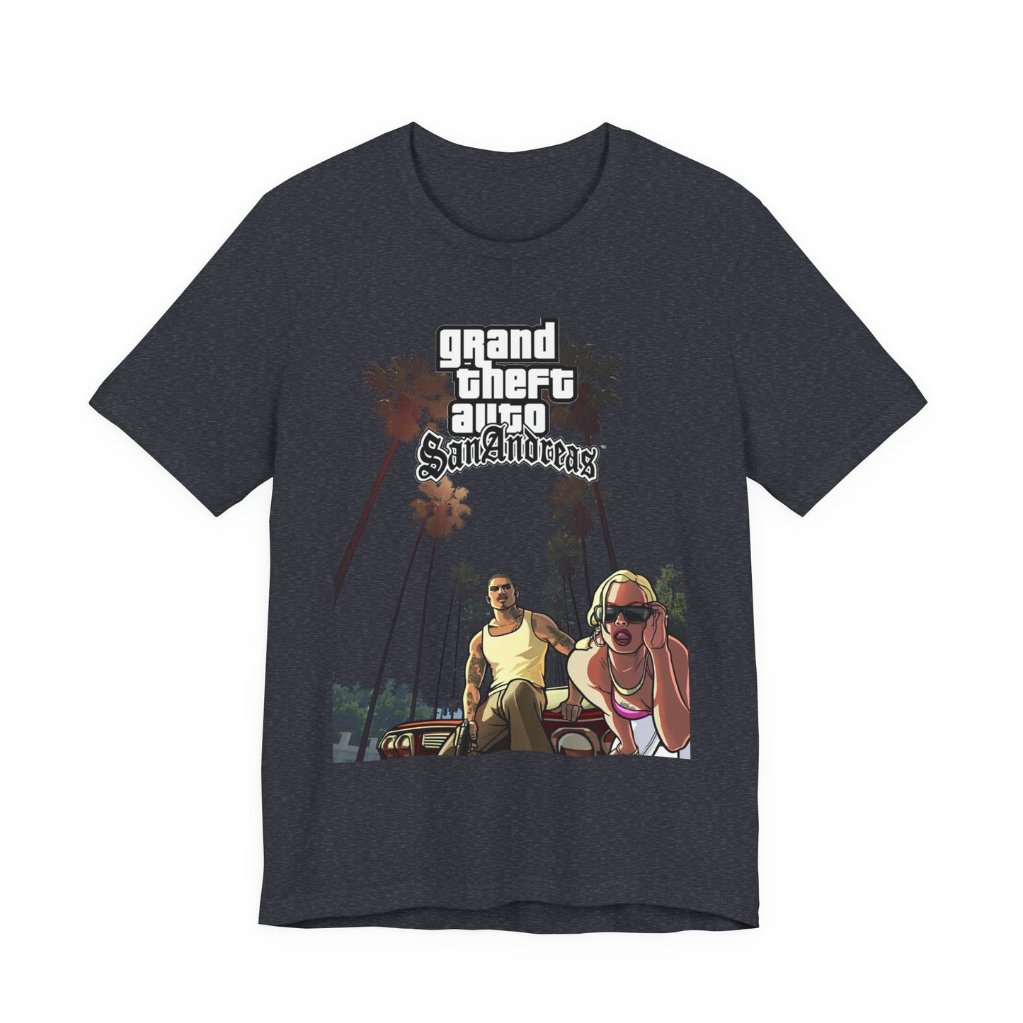 Grand Theft Auto Inspired Unisex Tee, Gamer Gift, Video Game T-Shirt, Casual Style, Graphic Tee, Fun Summer Top
