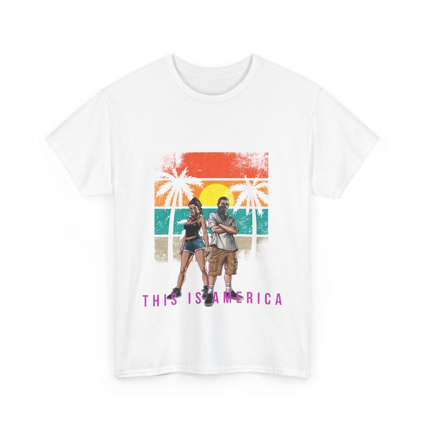 GTA Inspired Unisex Tee - This is America Design