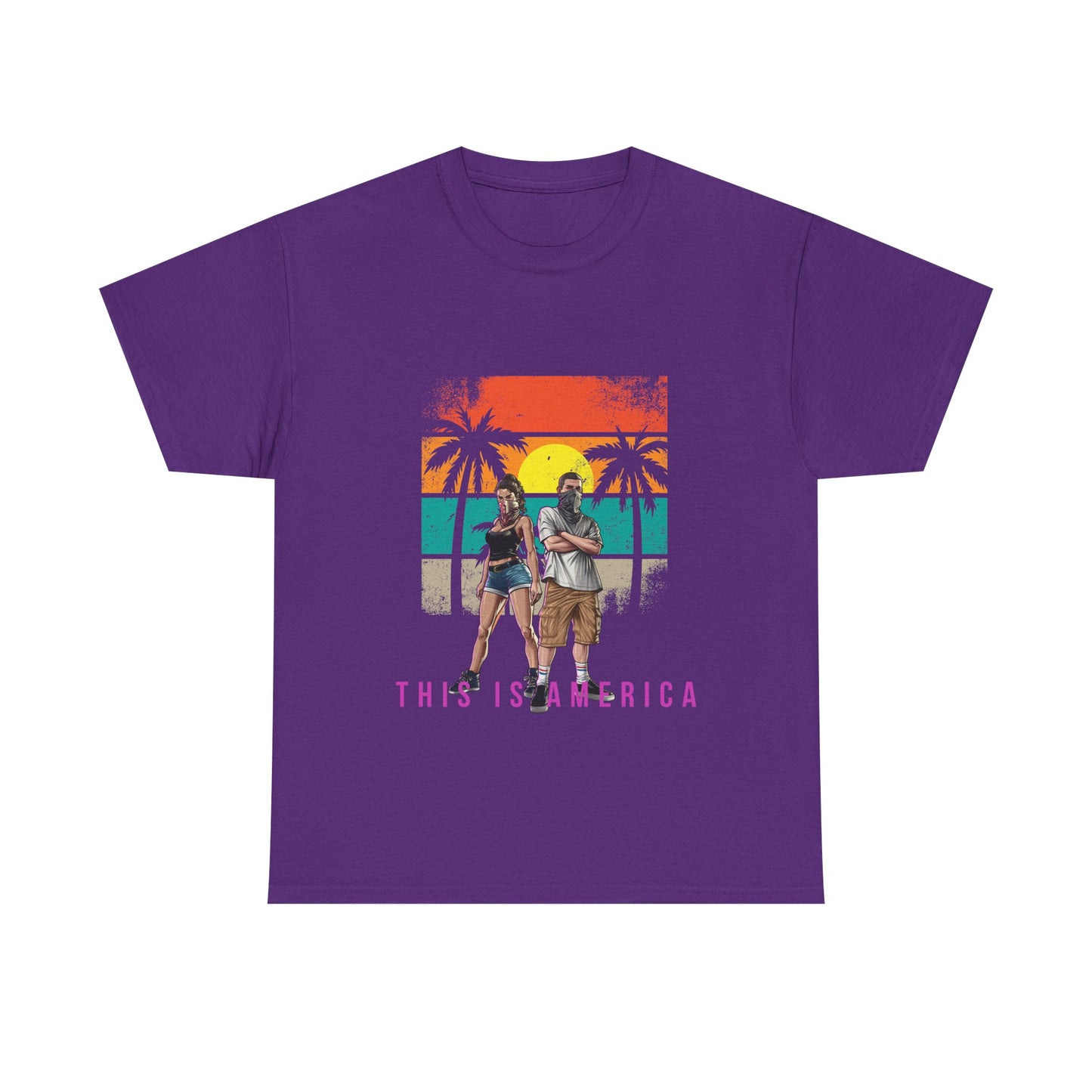GTA Inspired Unisex Tee - This is America Design