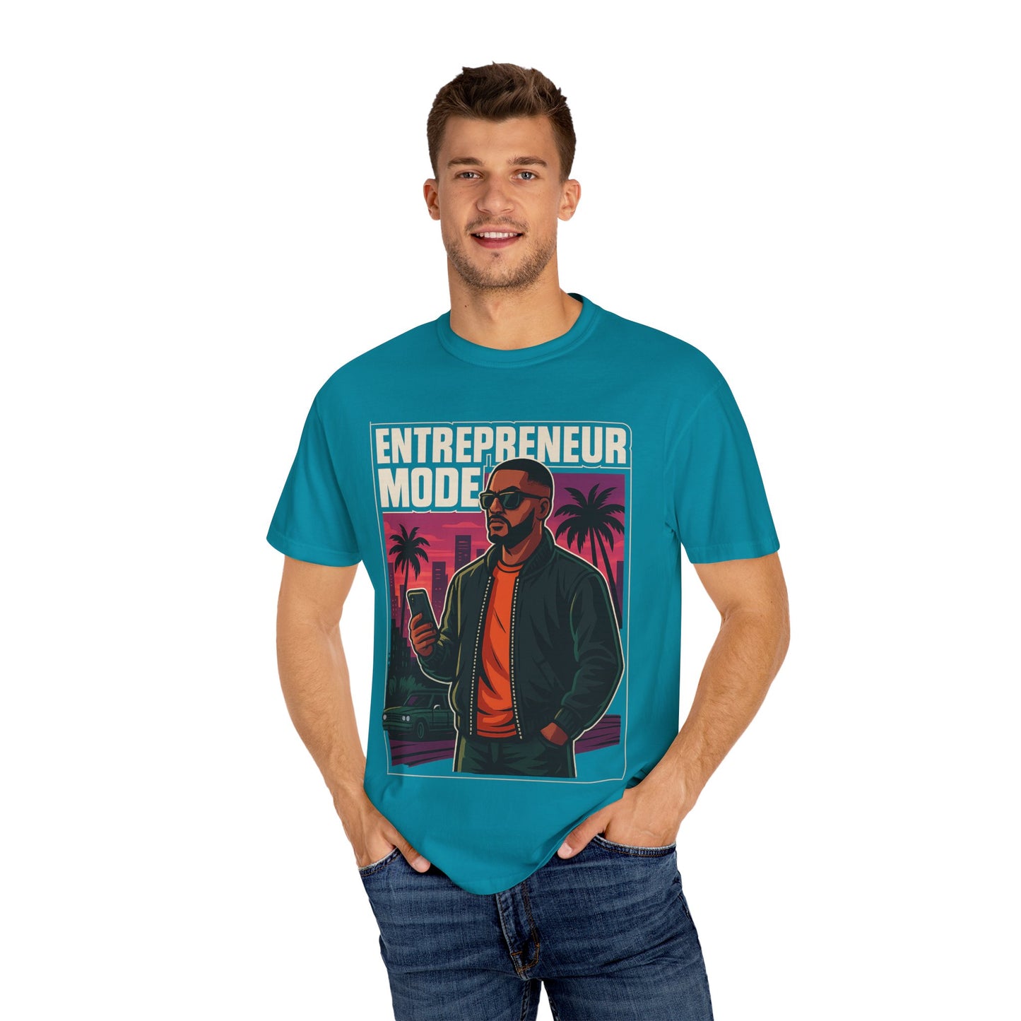 Entrepreneur Model T-shirt - Vintage Graphic Tee for Creatives, Casual Wear, Gift for Trendsetters, Unisex Fashion, Streetwear Style