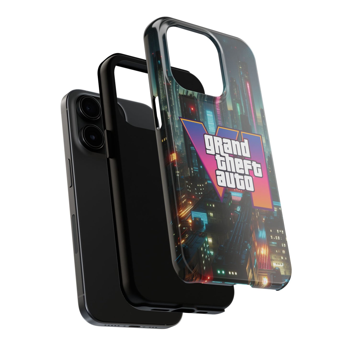 Gamer Tough Phone Cases, Grand Theft Auto Inspired, Durable Protection, Perfect for Gamers, Gift for Birthdays, Holidays