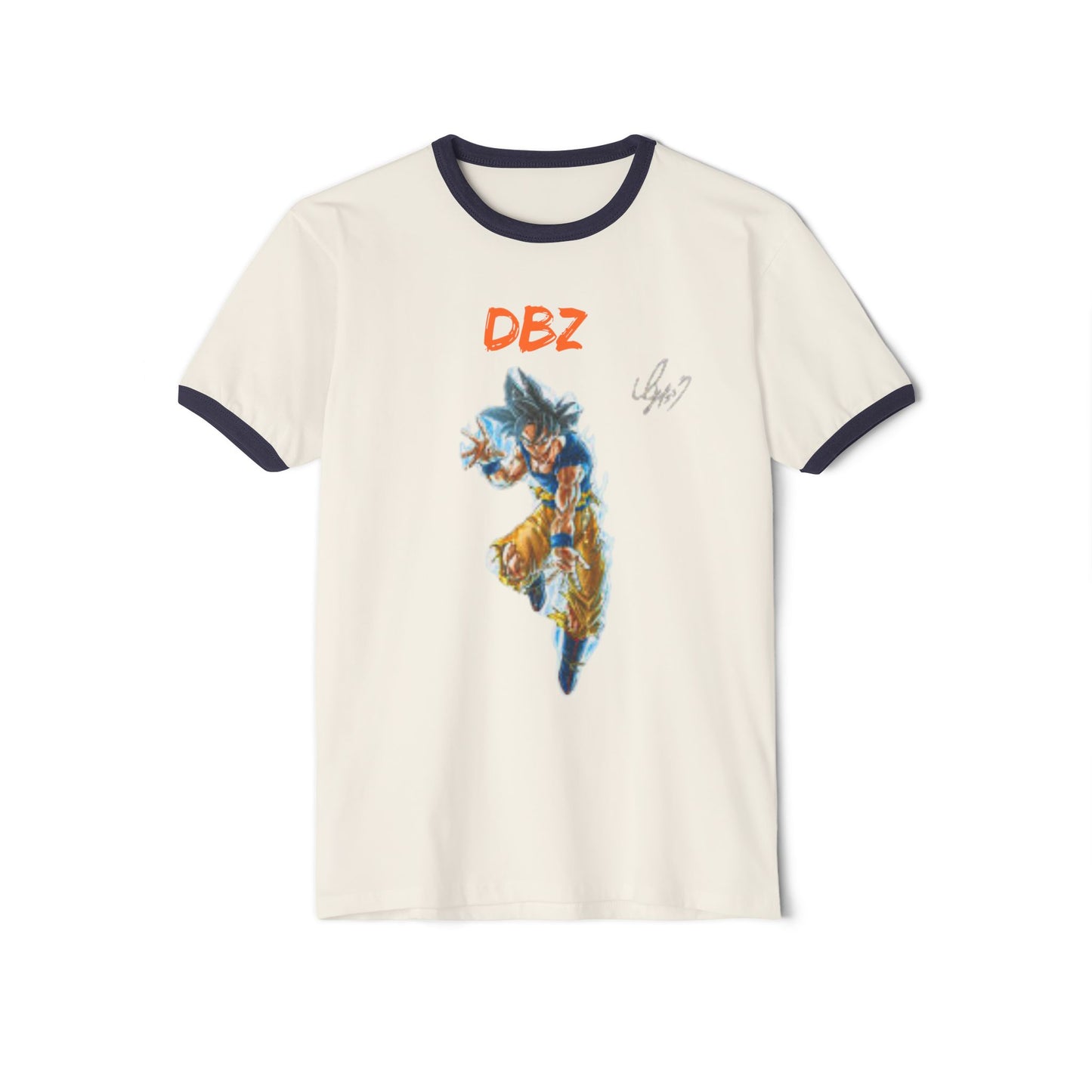 DBZ Unisex Cotton Ringer T-Shirt - Lightweight Anime Tee for Fans, Gift for Birthdays, Casual Wear, Conventions, and More