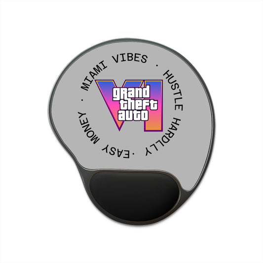 Vibrant Gamer Mouse Pad with Wrist Rest - Perfect for Home Office, Gaming Setup, Gift for Gamers, Stylish Desk Accessory