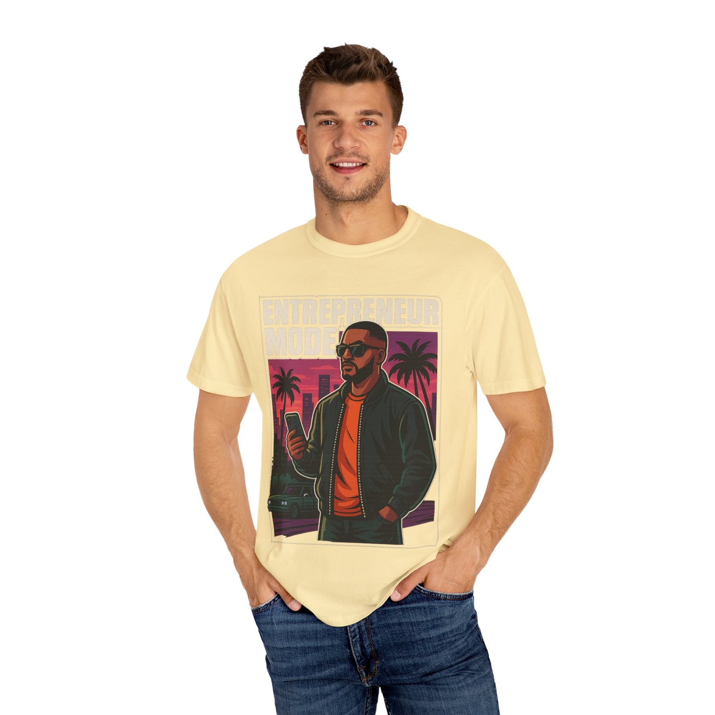 Entrepreneur Model T-shirt - Vintage Graphic Tee for Creatives, Casual Wear, Gift for Trendsetters, Unisex Fashion, Streetwear Style