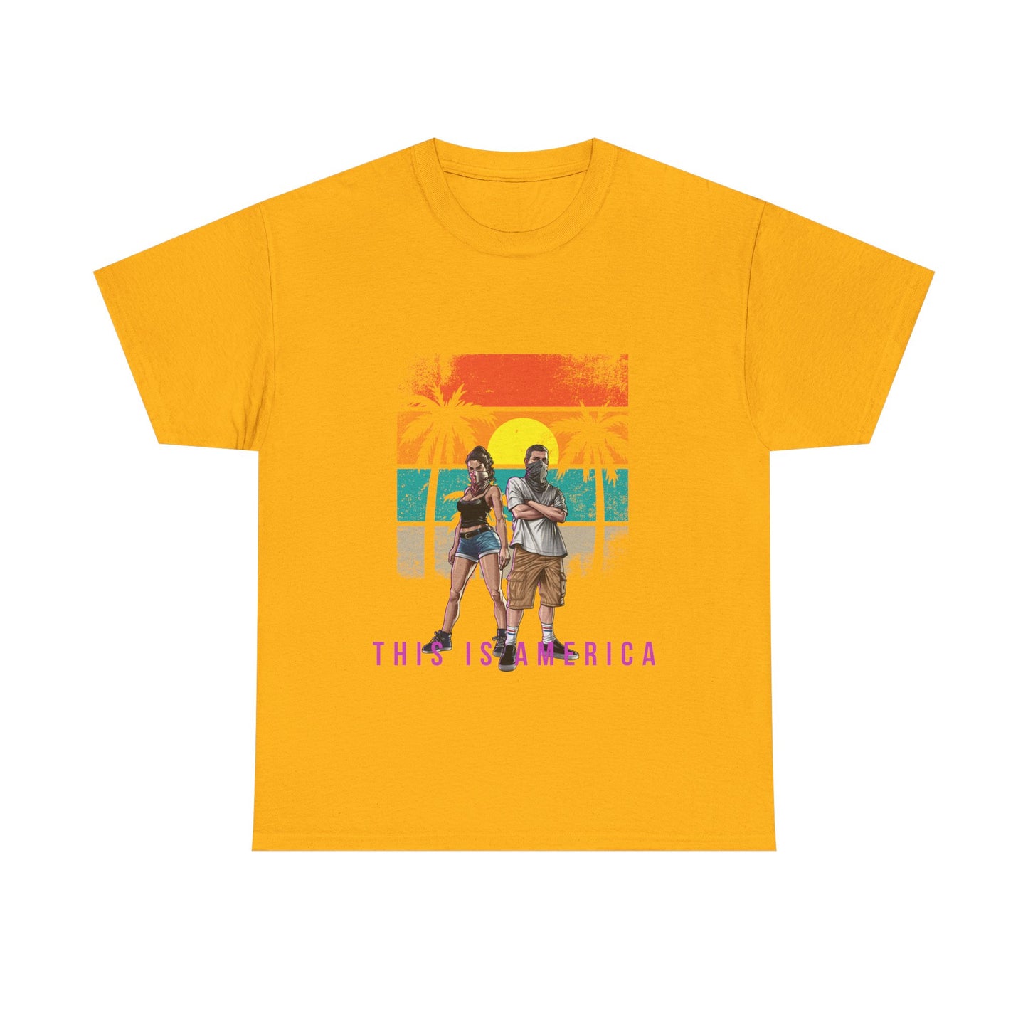 GTA Inspired Unisex Tee - This is America Design