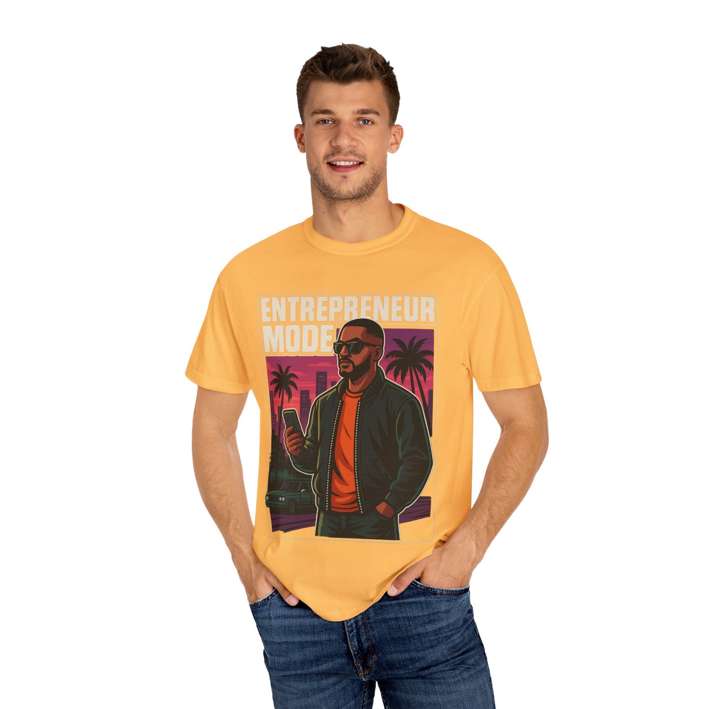 Entrepreneur Model T-shirt - Vintage Graphic Tee for Creatives, Casual Wear, Gift for Trendsetters, Unisex Fashion, Streetwear Style