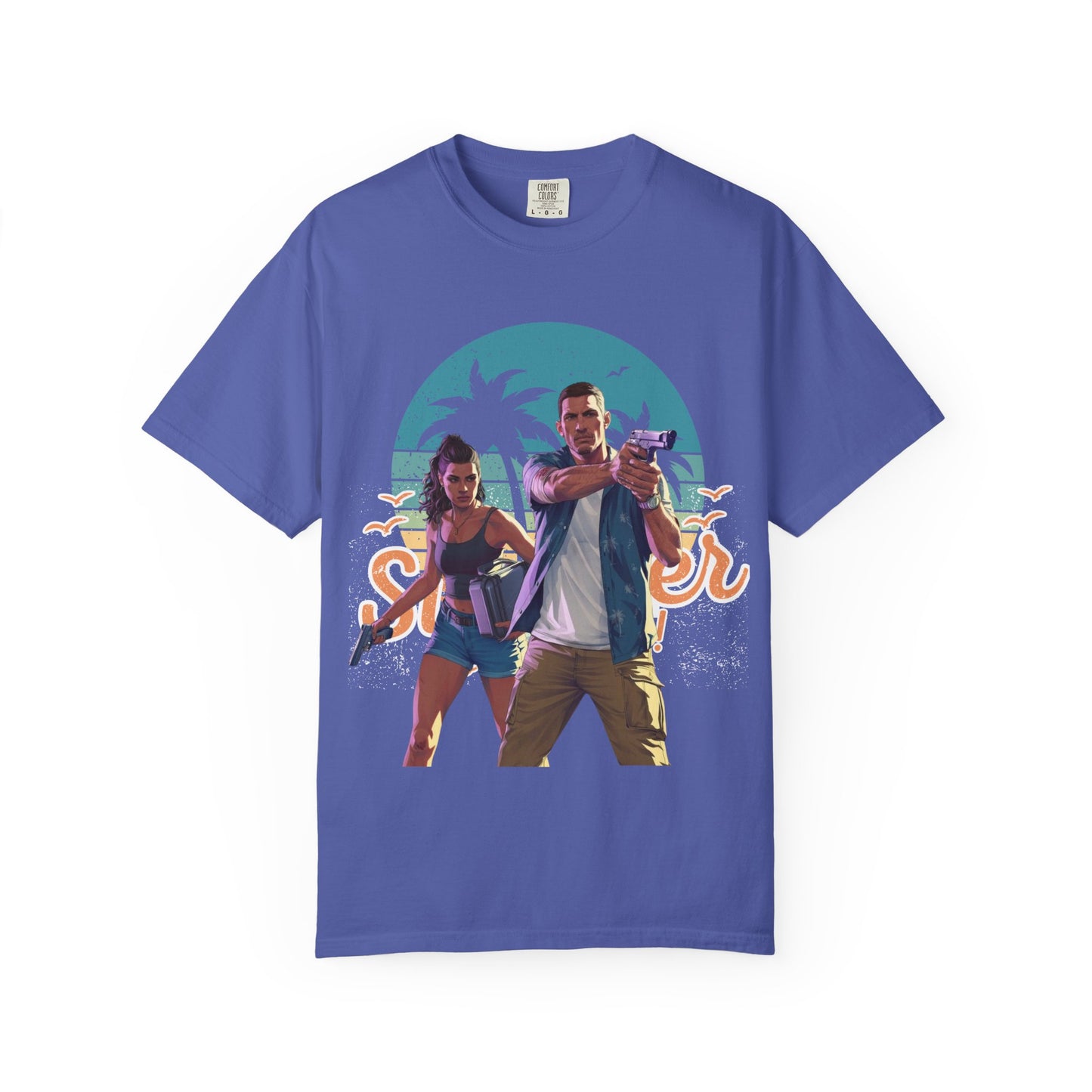 Retro Summer Vibe T-Shirt, Vacation Tee, Beach Day Shirt, Fun Summer Apparel, Unisex Graphic Tee, Gift for Him or Her