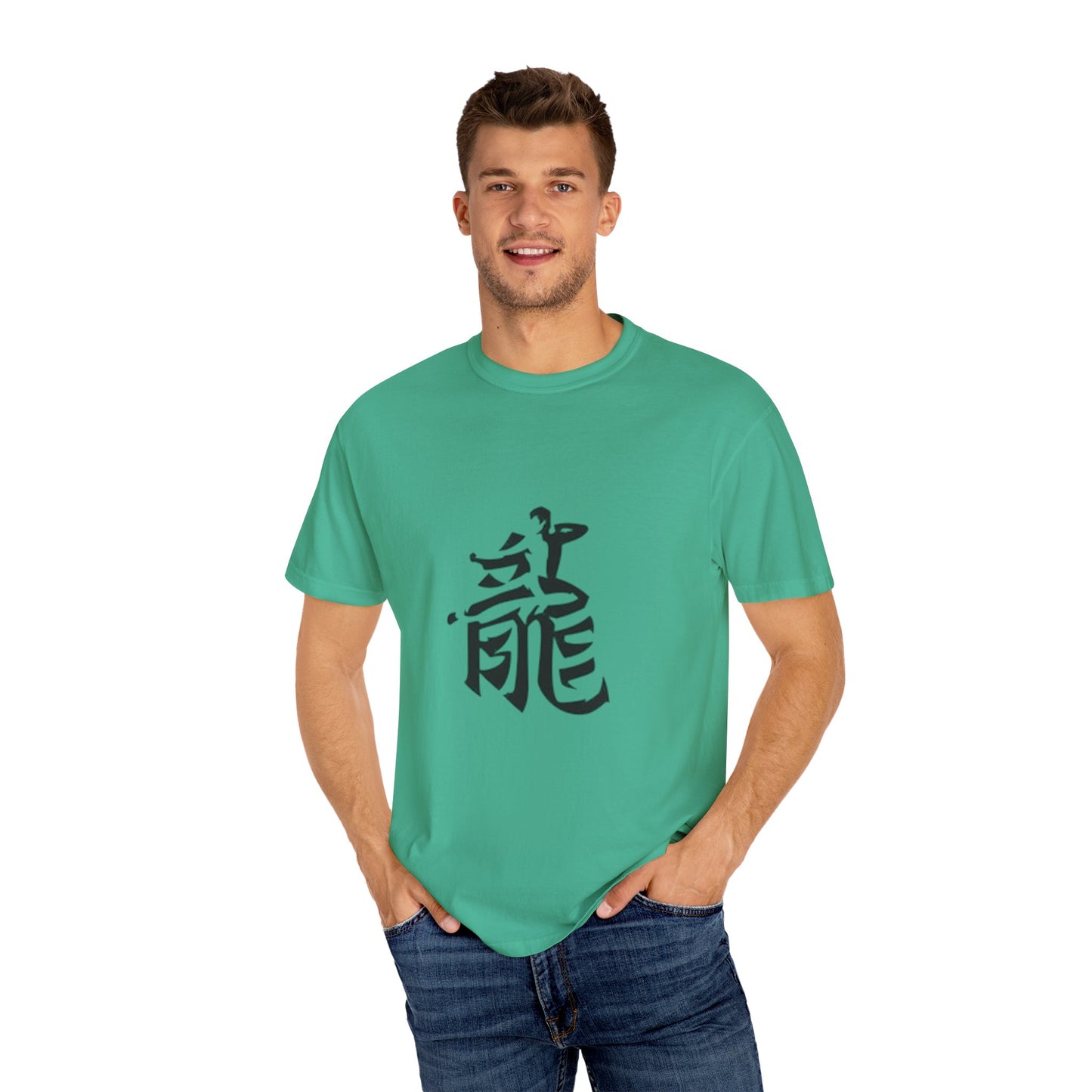 Dynamic Dragon Graphic Tee, Unisex Casual Shirt, Cool Art T-Shirt, Gift for Martial Arts Lovers, Streetwear Essentials