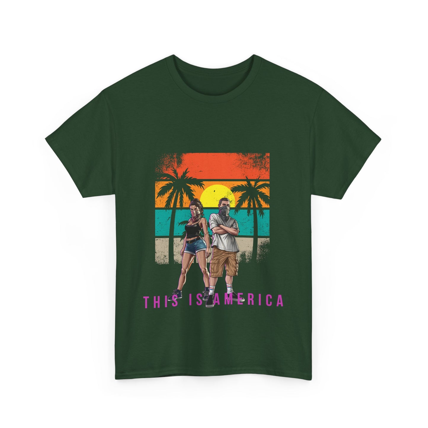 GTA Inspired Unisex Tee - This is America Design
