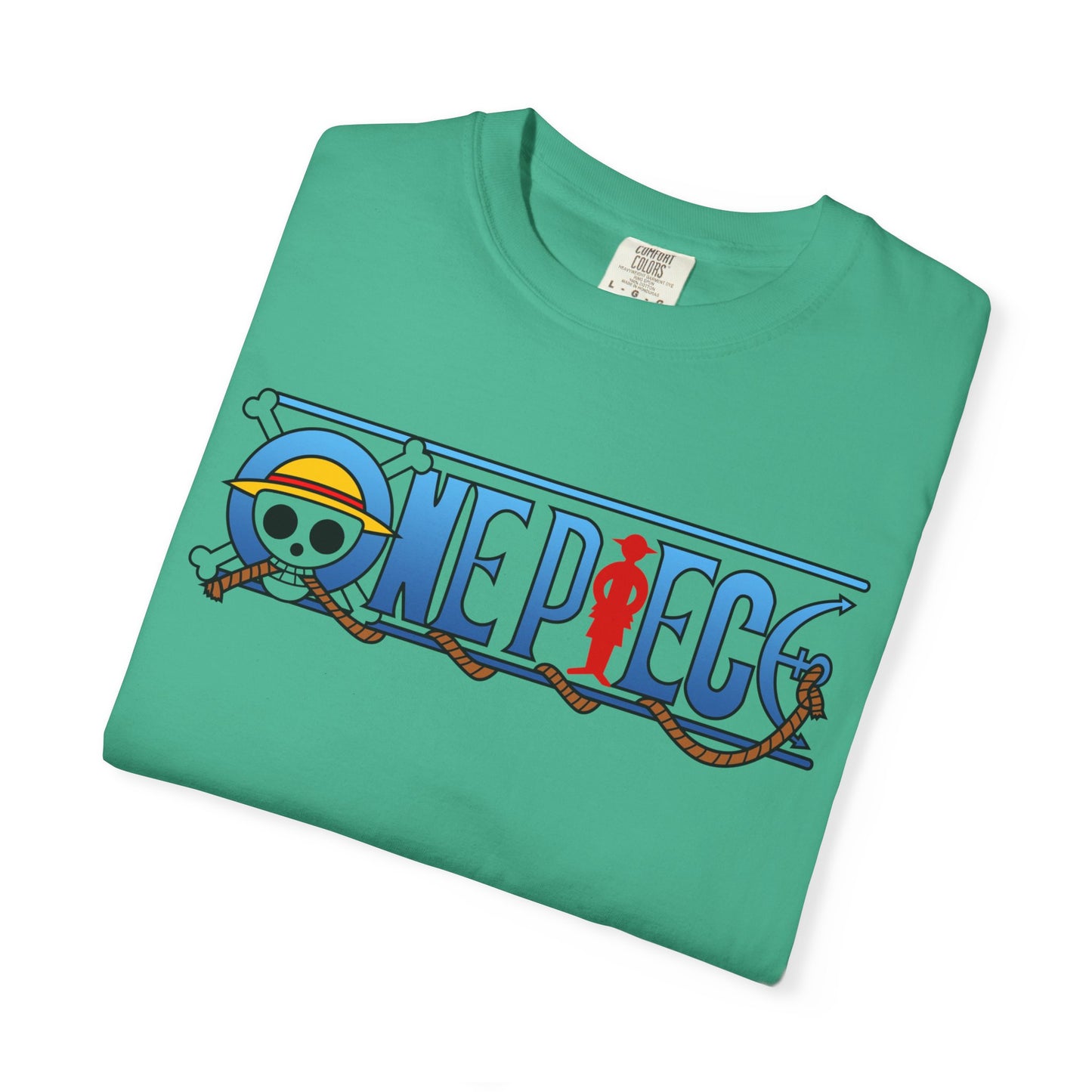 One Piece Unisex Garment-Dyed T-shirt | Anime Fan Tee, Gift for Otaku, Casual Wear, Comfortable Top, Unique Graphic Shirt