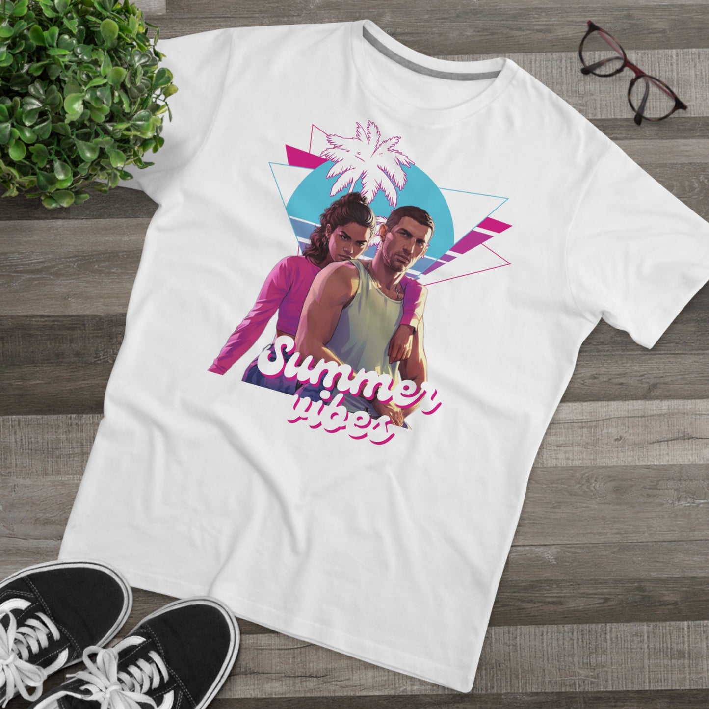 Men's Summer Vibes Tee – Retro Beachwear, Unisex Graphic Shirt, Casual Summer Outfit, Vacation Essentials, Trendy Retro Fashion