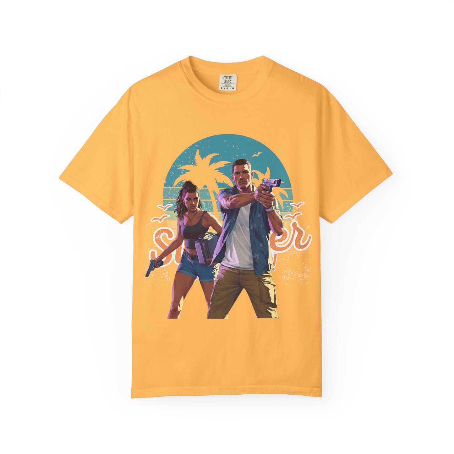 Retro Summer Vibe T-Shirt, Vacation Tee, Beach Day Shirt, Fun Summer Apparel, Unisex Graphic Tee, Gift for Him or Her