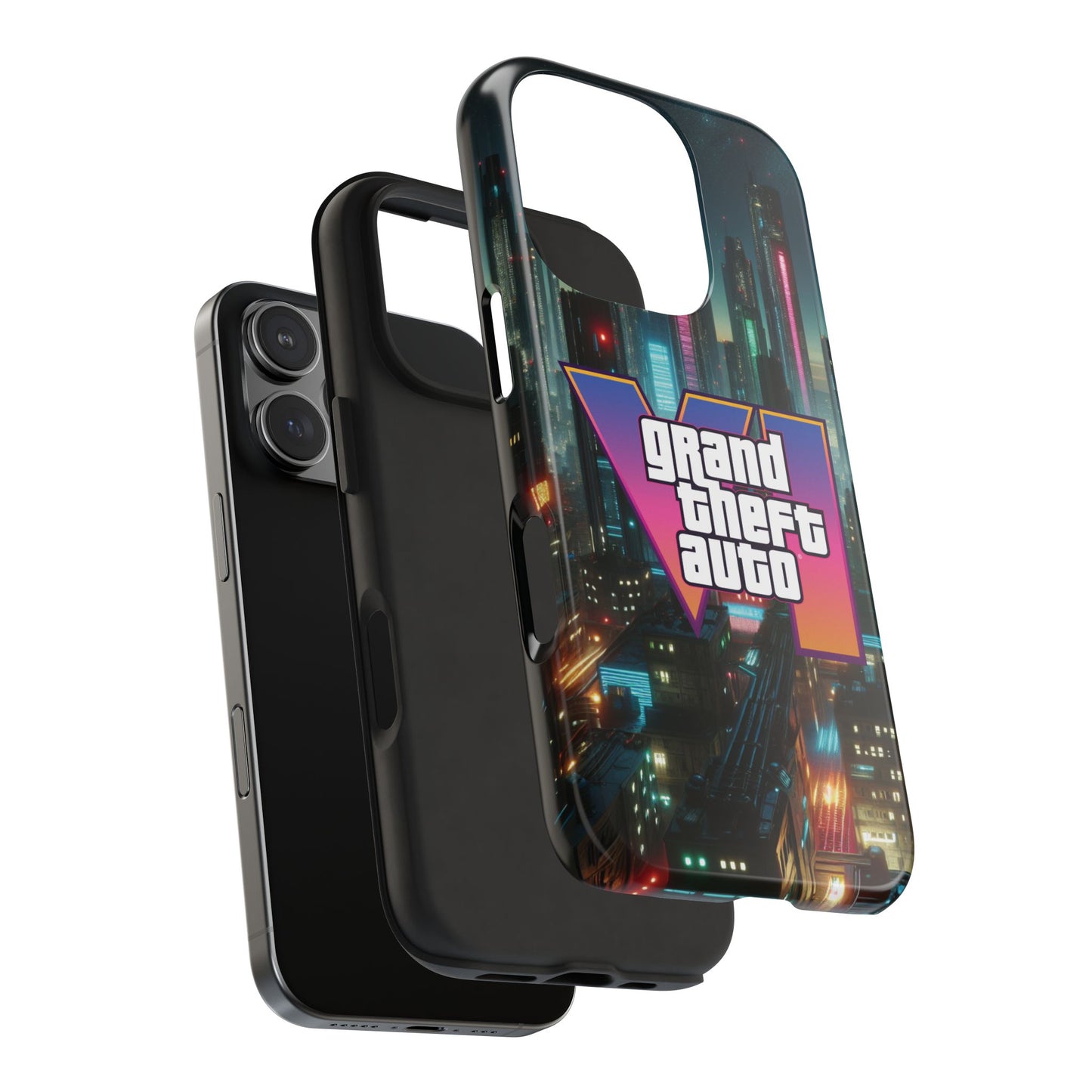 Gamer Tough Phone Cases, Grand Theft Auto Inspired, Durable Protection, Perfect for Gamers, Gift for Birthdays, Holidays