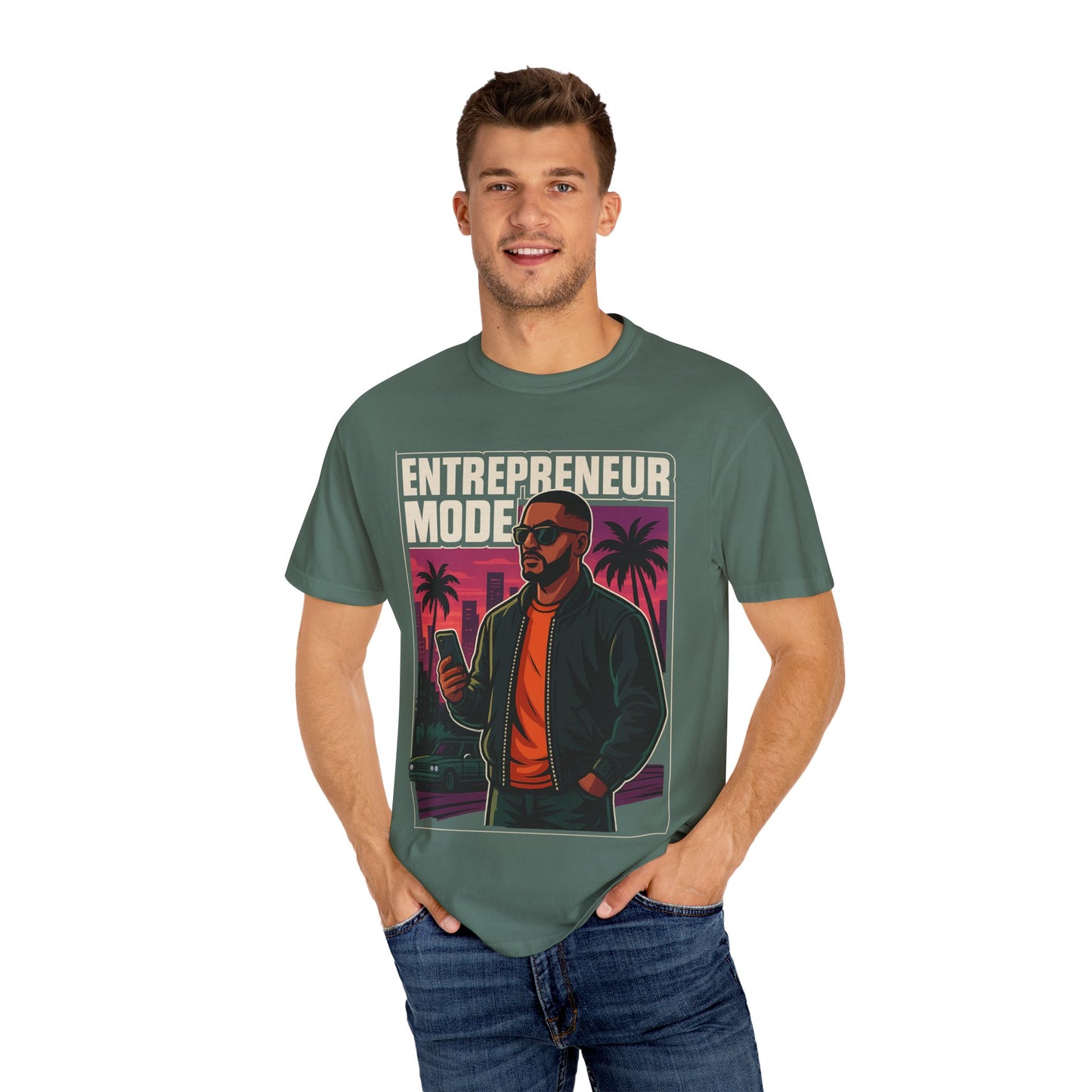 Entrepreneur Model T-shirt - Vintage Graphic Tee for Creatives, Casual Wear, Gift for Trendsetters, Unisex Fashion, Streetwear Style