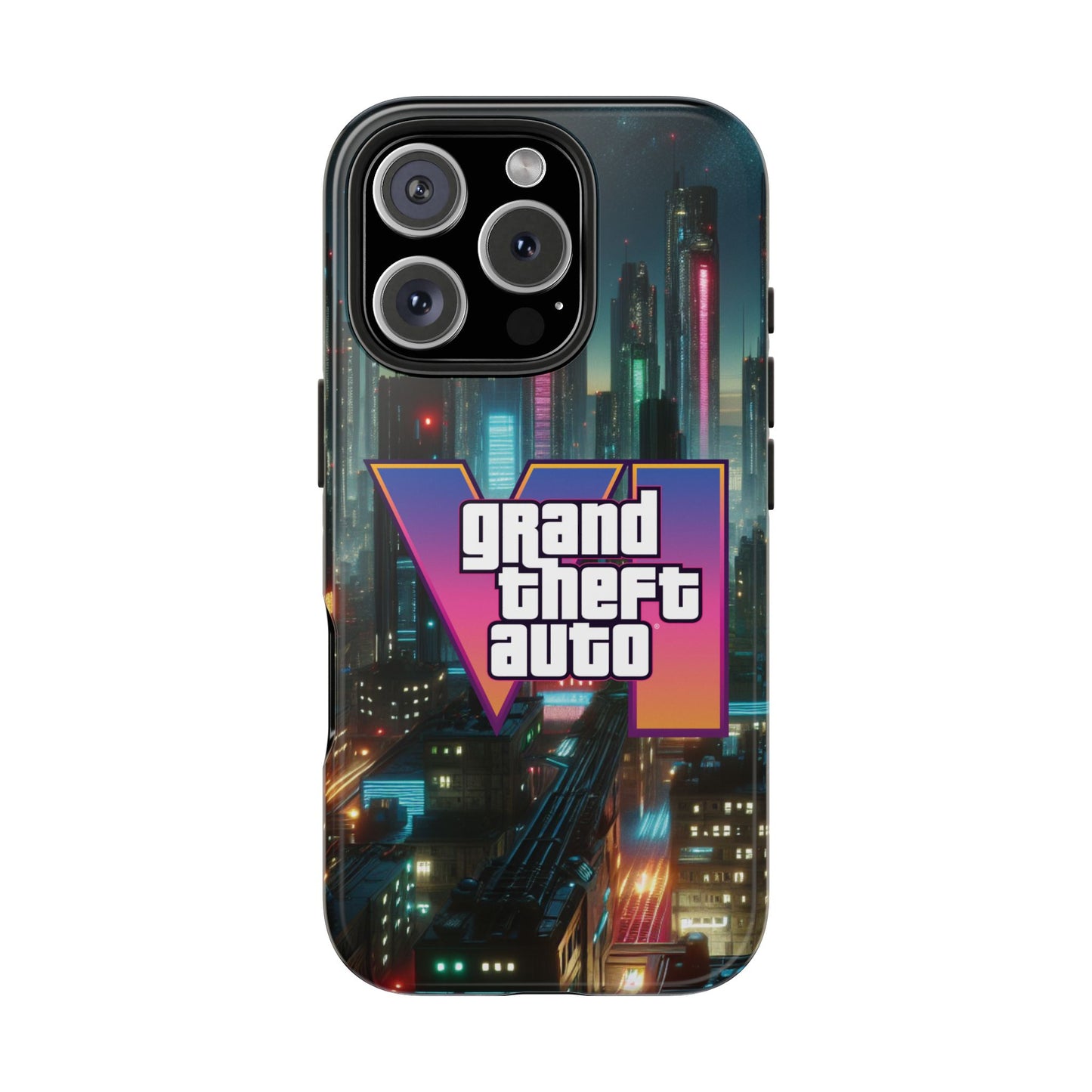 Gamer Tough Phone Cases, Grand Theft Auto Inspired, Durable Protection, Perfect for Gamers, Gift for Birthdays, Holidays