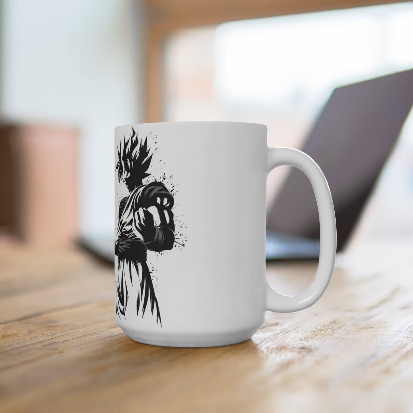 Anime-Inspired 15oz Mug, Perfect Gift for Fans, Great for Coffee, Tea, Collectible Merchandise, Ideal for Birthdays, Holidays
