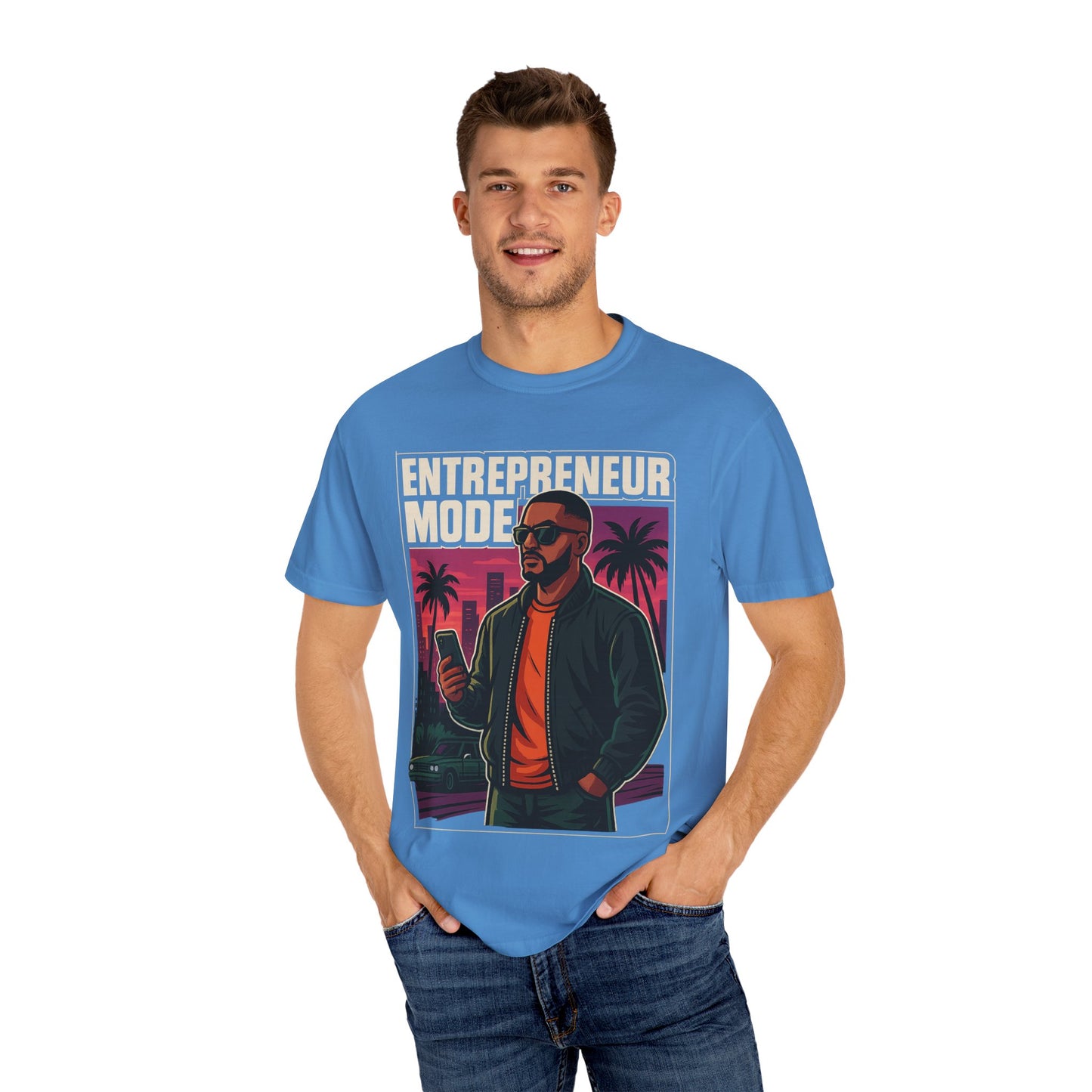 Entrepreneur Model T-shirt - Vintage Graphic Tee for Creatives, Casual Wear, Gift for Trendsetters, Unisex Fashion, Streetwear Style