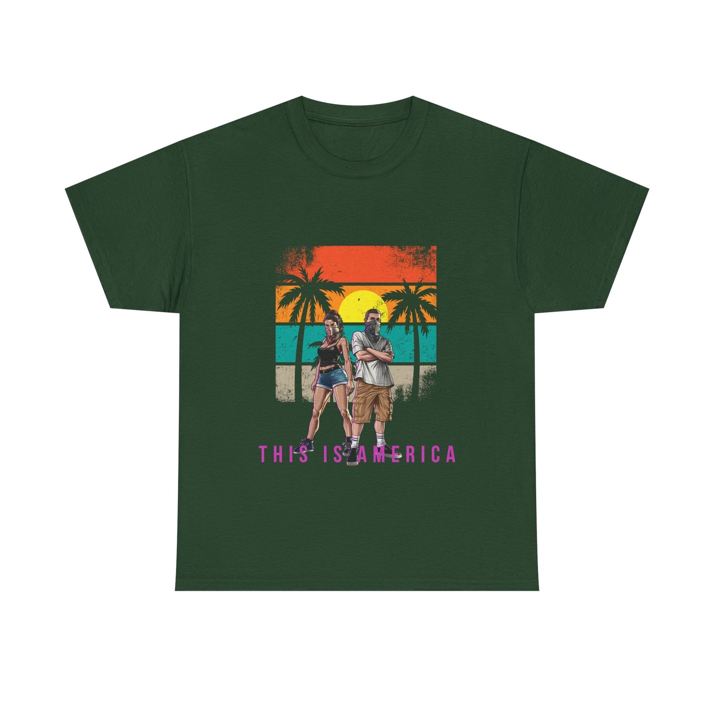 GTA Inspired Unisex Tee - This is America Design