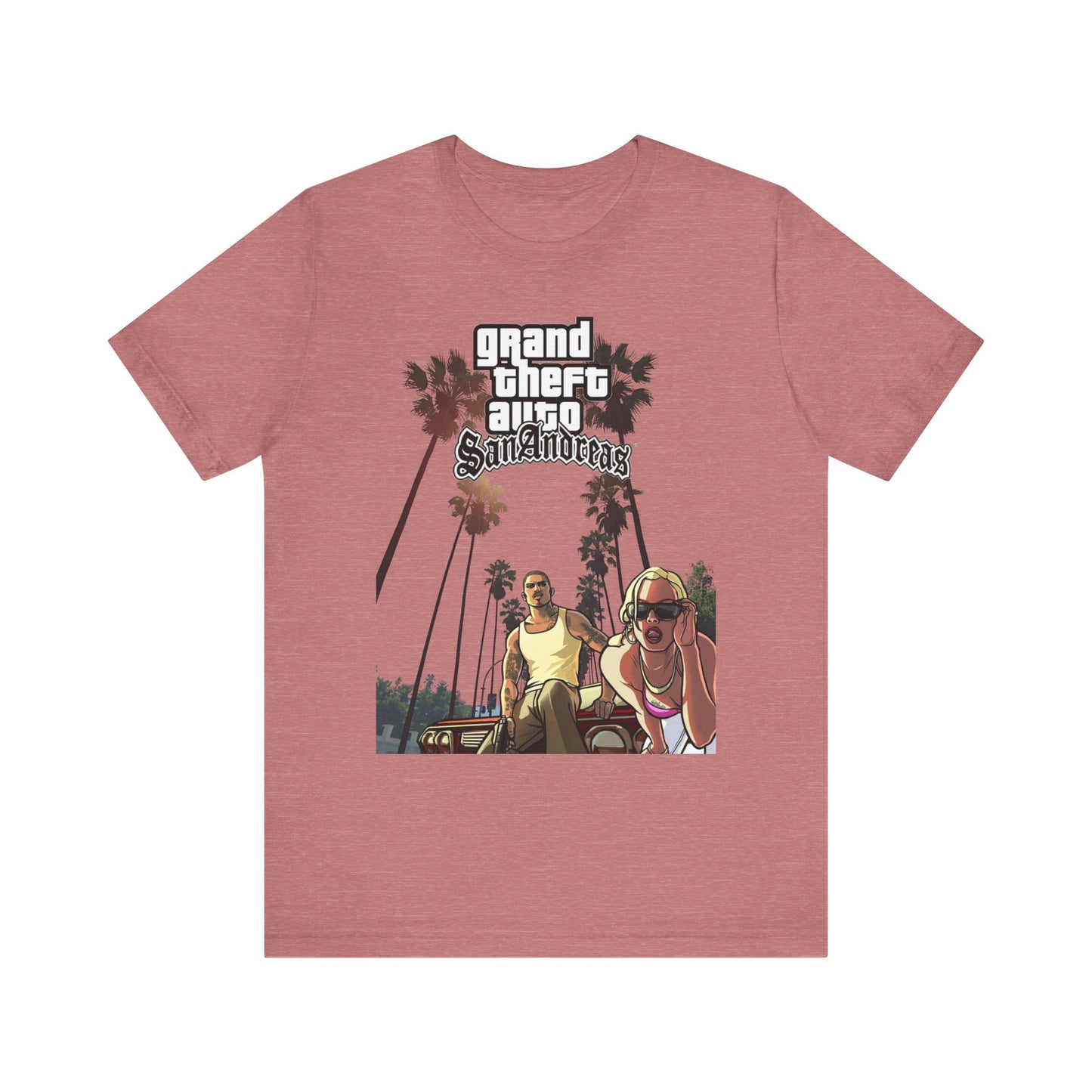 Grand Theft Auto Inspired Unisex Tee, Gamer Gift, Video Game T-Shirt, Casual Style, Graphic Tee, Fun Summer Top