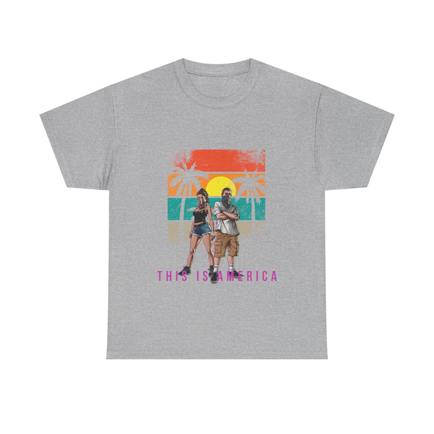 GTA Inspired Unisex Tee - This is America Design