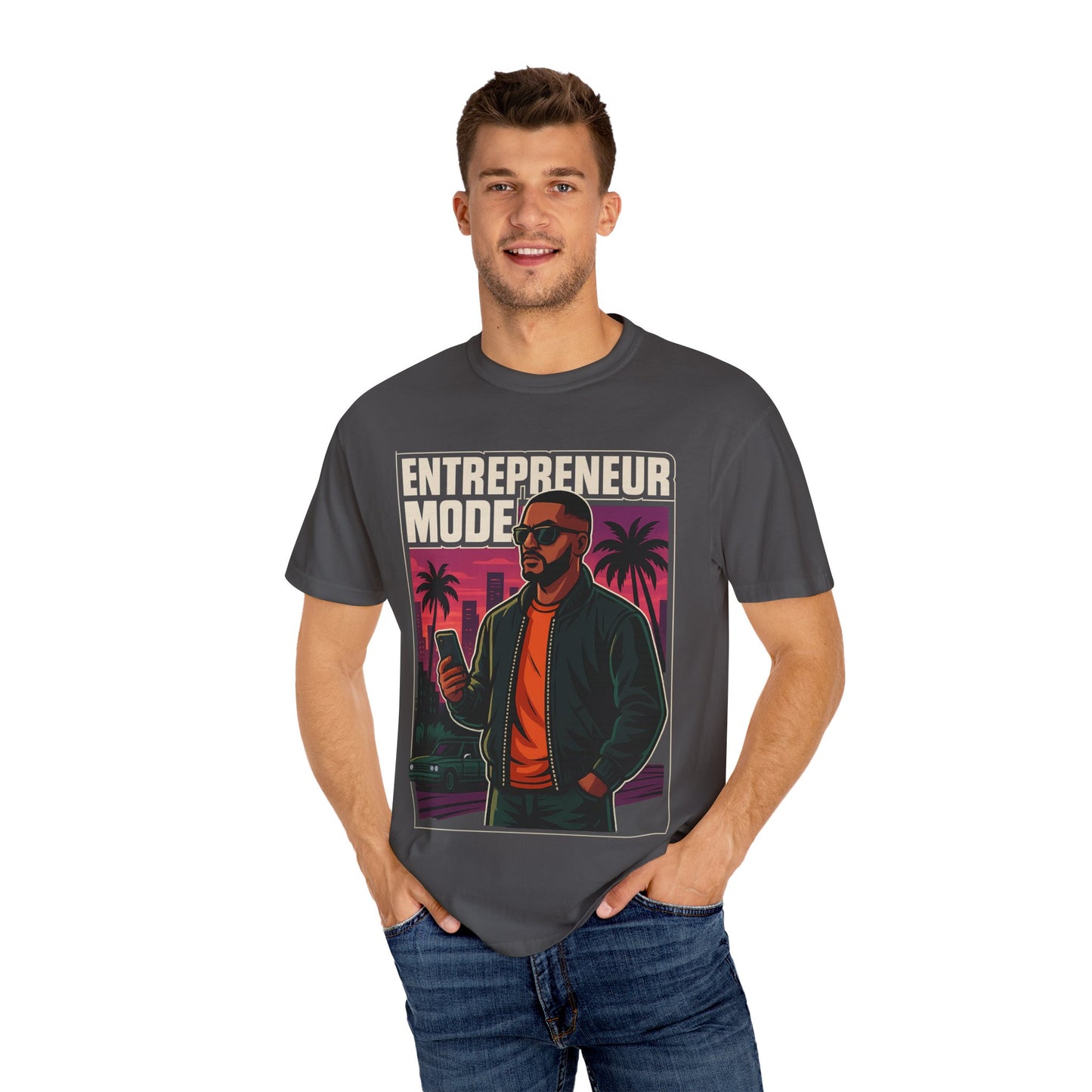 Entrepreneur Model T-shirt - Vintage Graphic Tee for Creatives, Casual Wear, Gift for Trendsetters, Unisex Fashion, Streetwear Style