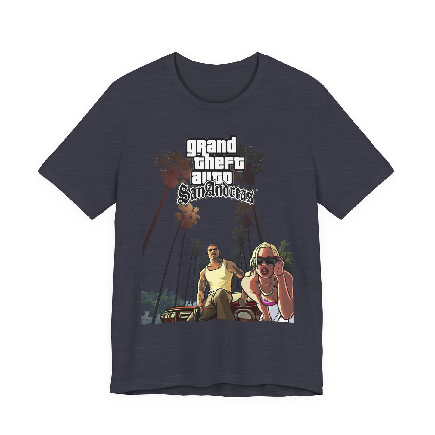 Grand Theft Auto Inspired Unisex Tee, Gamer Gift, Video Game T-Shirt, Casual Style, Graphic Tee, Fun Summer Top