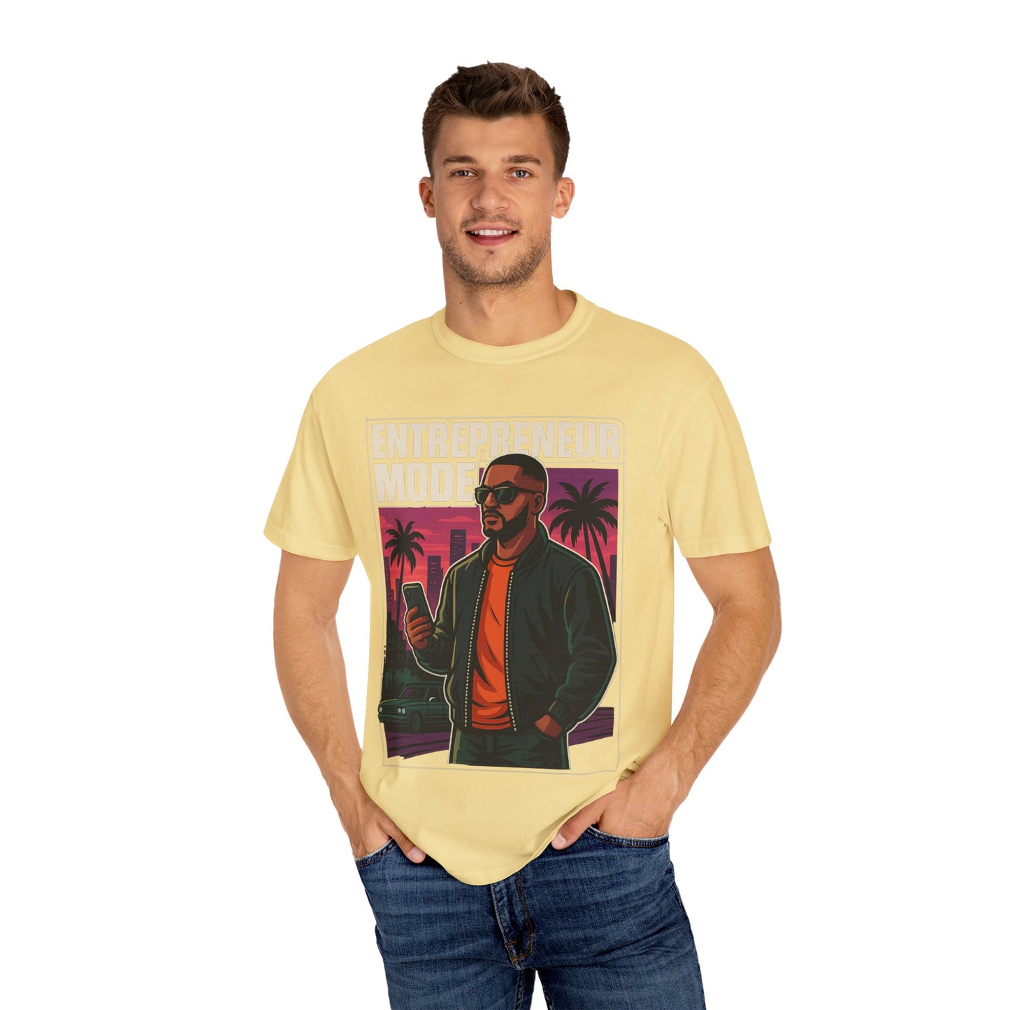 Entrepreneur Model T-shirt - Vintage Graphic Tee for Creatives, Casual Wear, Gift for Trendsetters, Unisex Fashion, Streetwear Style