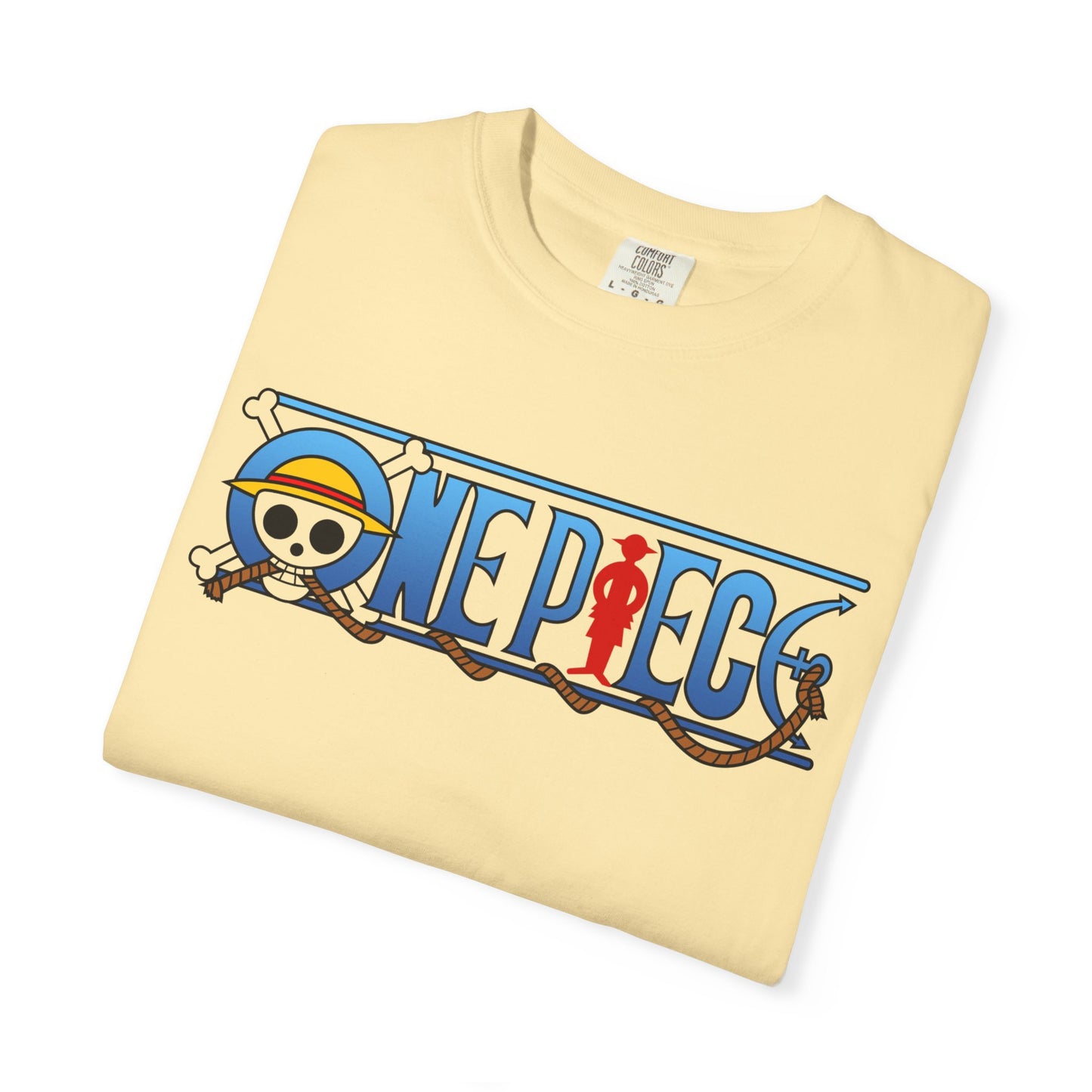 One Piece Unisex Garment-Dyed T-shirt | Anime Fan Tee, Gift for Otaku, Casual Wear, Comfortable Top, Unique Graphic Shirt