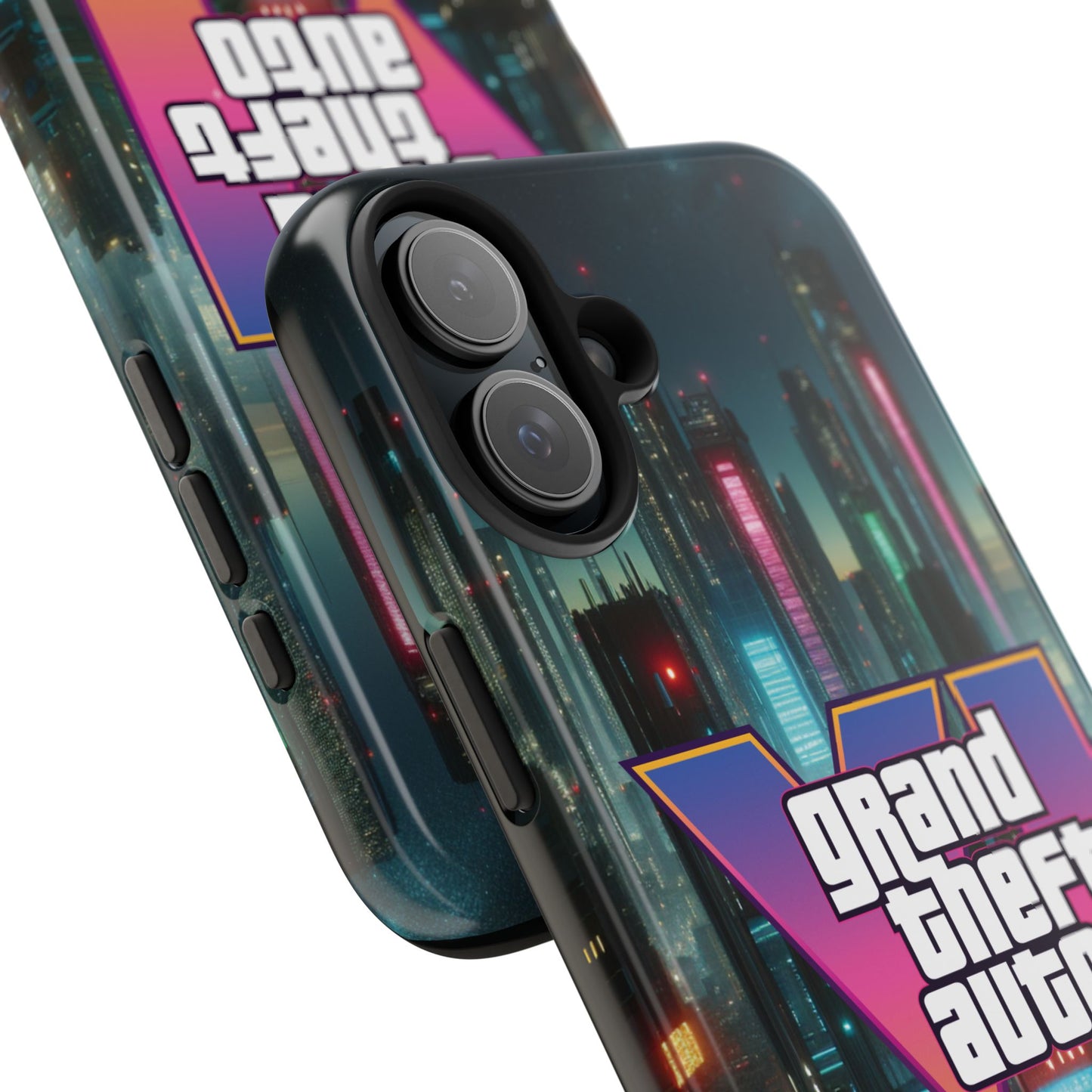 Gamer Tough Phone Cases, Grand Theft Auto Inspired, Durable Protection, Perfect for Gamers, Gift for Birthdays, Holidays