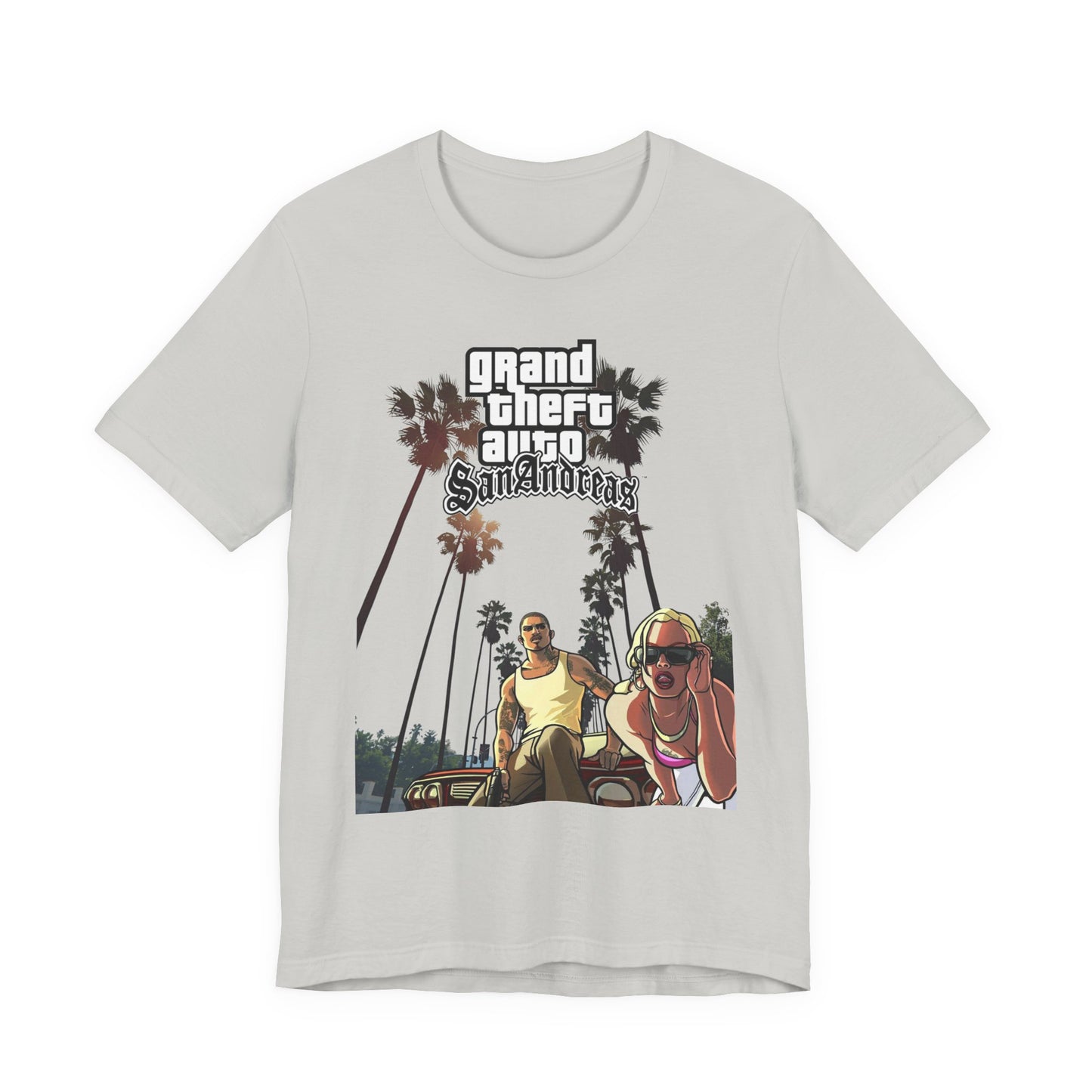 Grand Theft Auto Inspired Unisex Tee, Gamer Gift, Video Game T-Shirt, Casual Style, Graphic Tee, Fun Summer Top