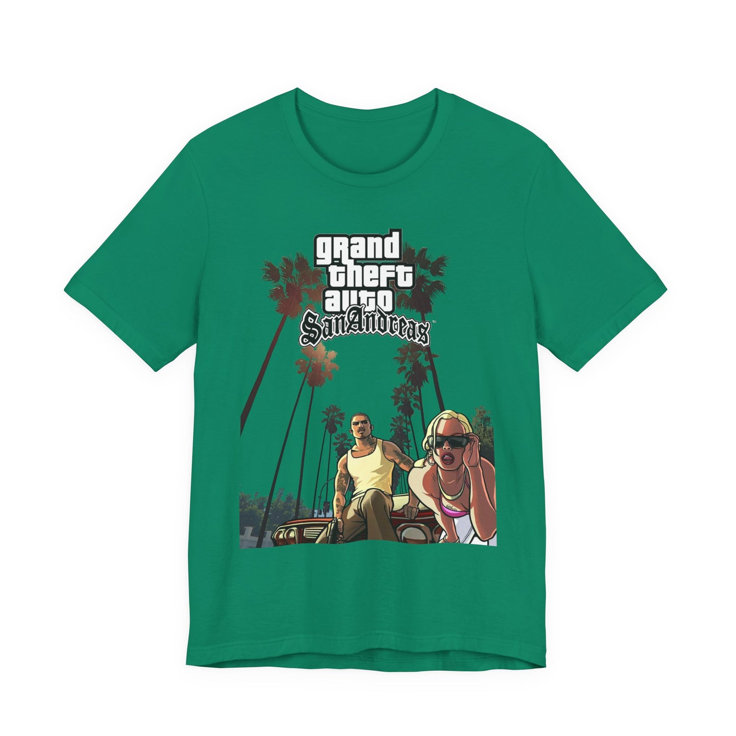 Grand Theft Auto Inspired Unisex Tee, Gamer Gift, Video Game T-Shirt, Casual Style, Graphic Tee, Fun Summer Top